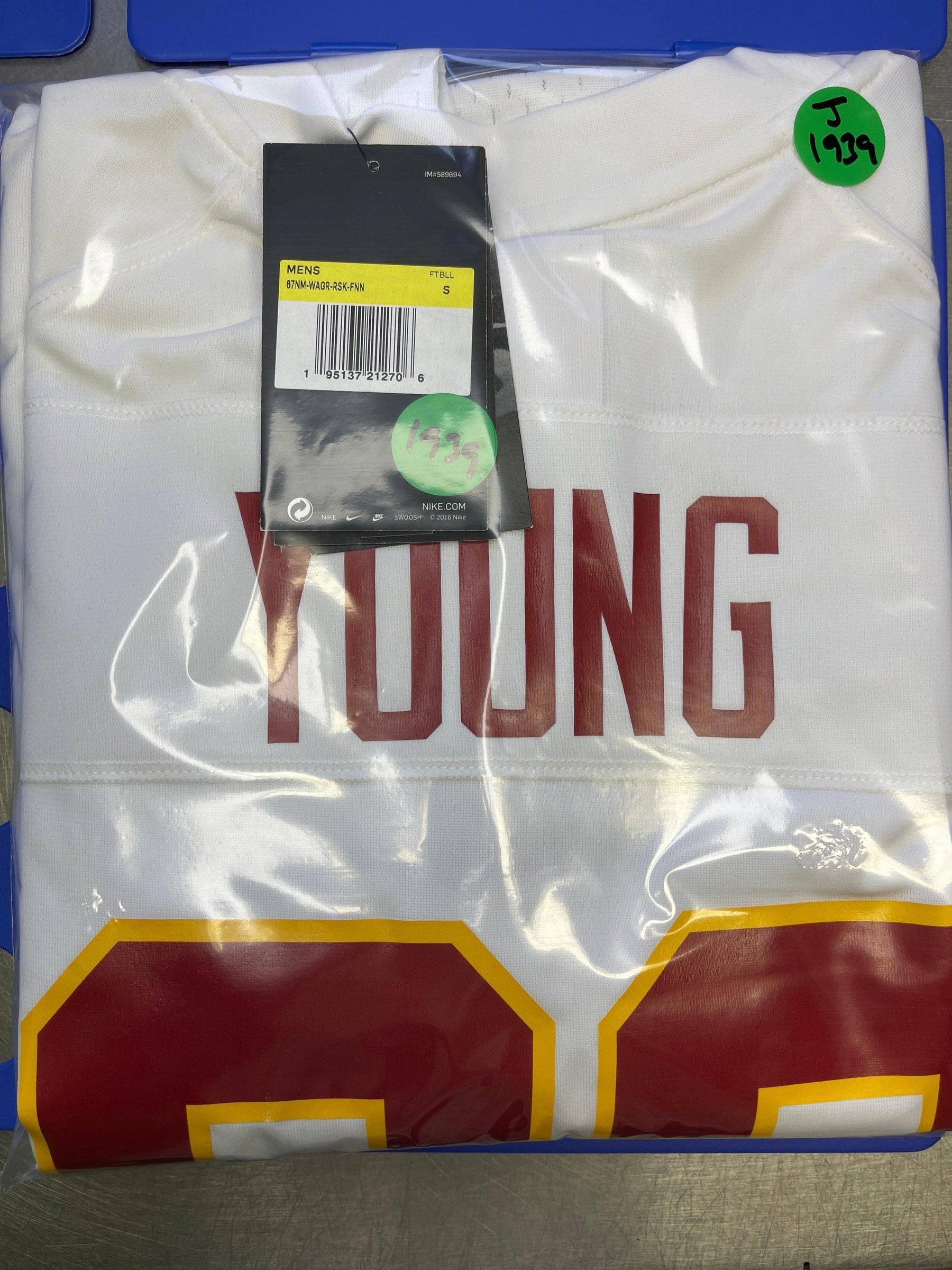 NFL Washington Commanders Young #99 Game Jersey Men's Small NWT