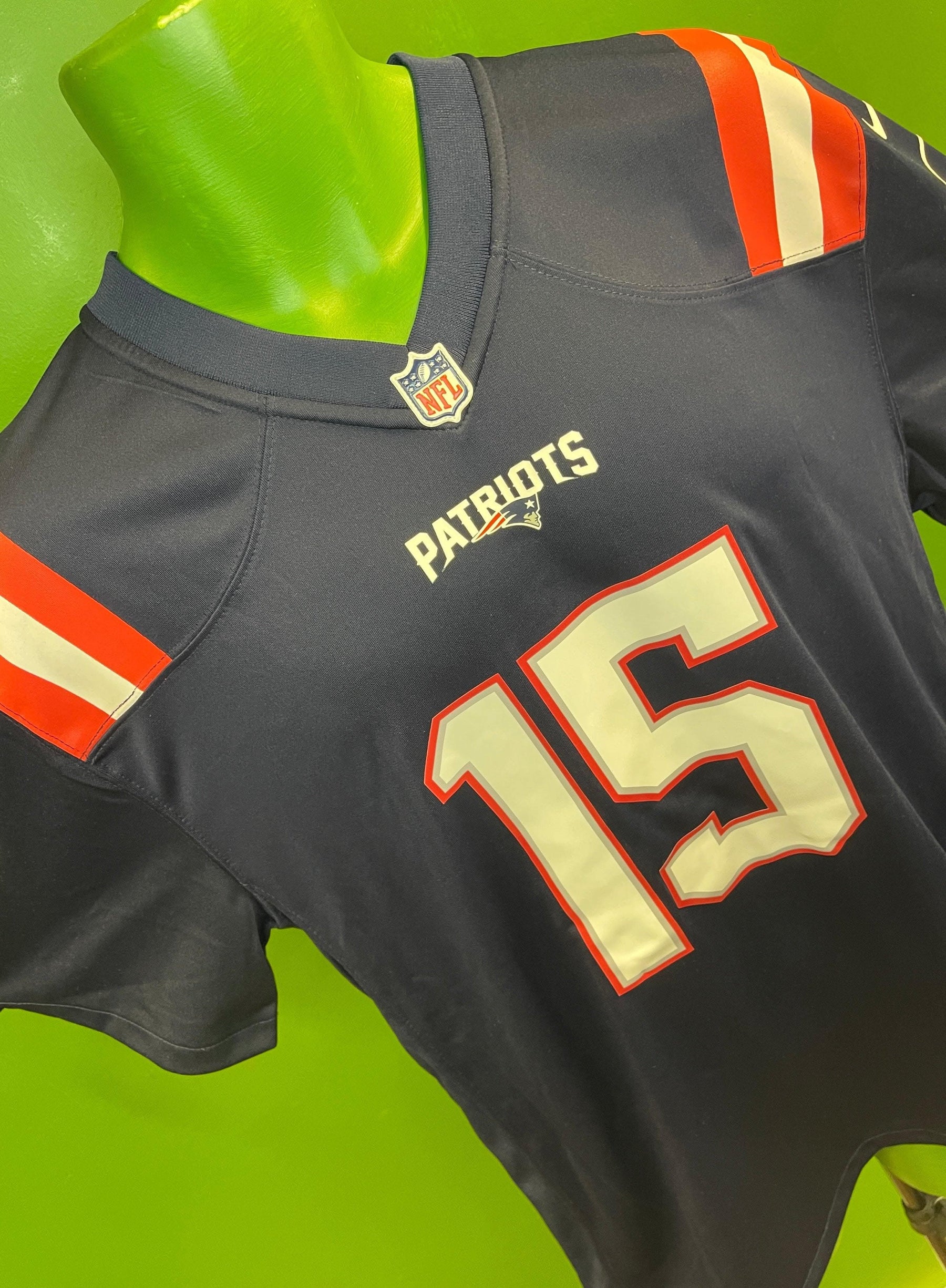 NFL New England Patriots Harry #15 Game Jersey Youth X-Large 18-20 NWT