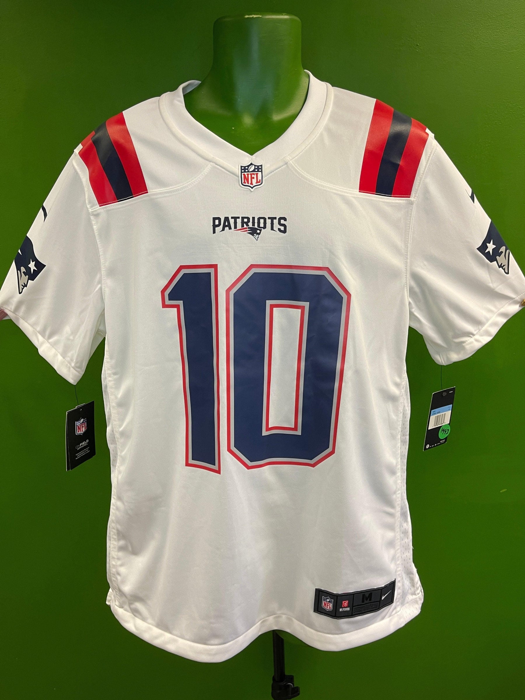 NFL New England Patriots Mac Jones #10 Game Jersey Men's Medium NWT