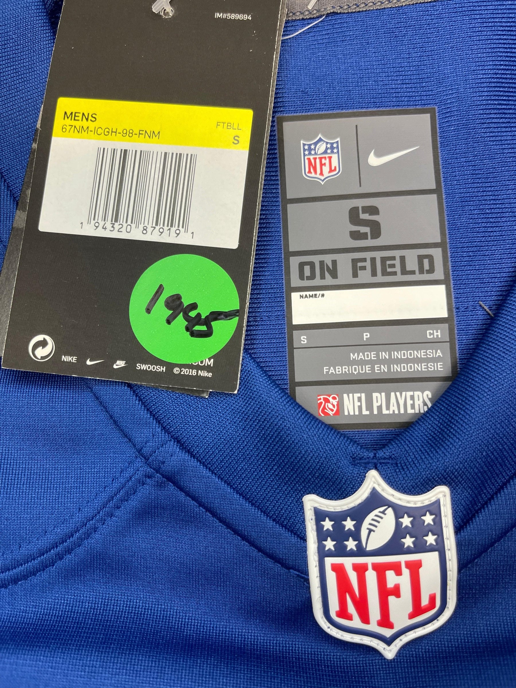NFL Indianapolis Colts Pittman Jr. #11 Game Jersey Men's Small NWT