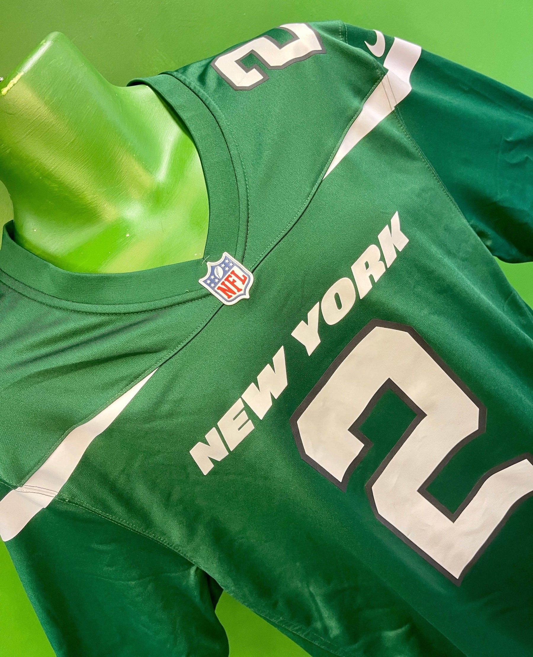 NFL New York Jets Z. Wilson #2 Game Jersey Men's Large NWT