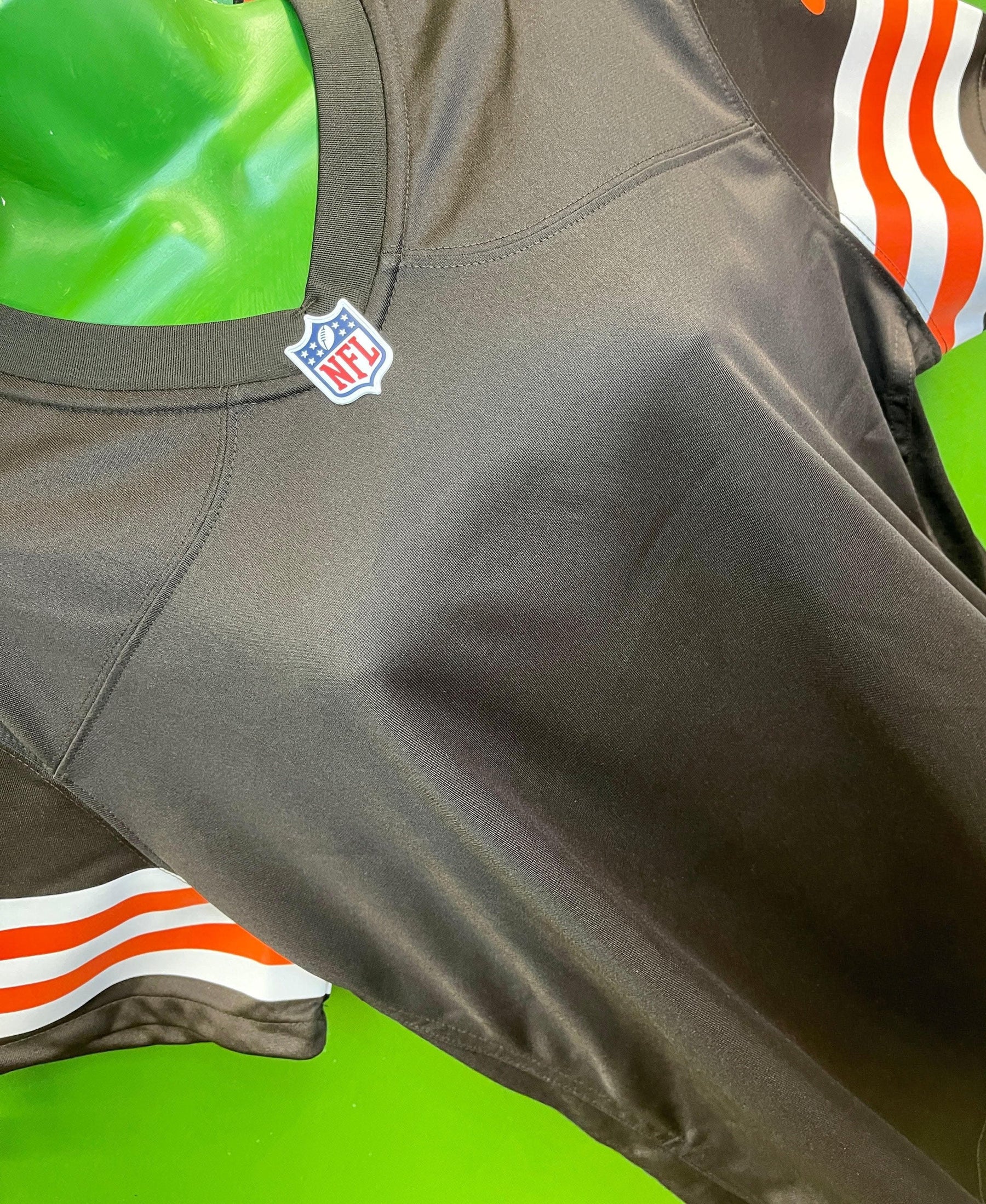 NFL Cleveland Browns Plain Blank Game Jersey Women's X-Large NWT
