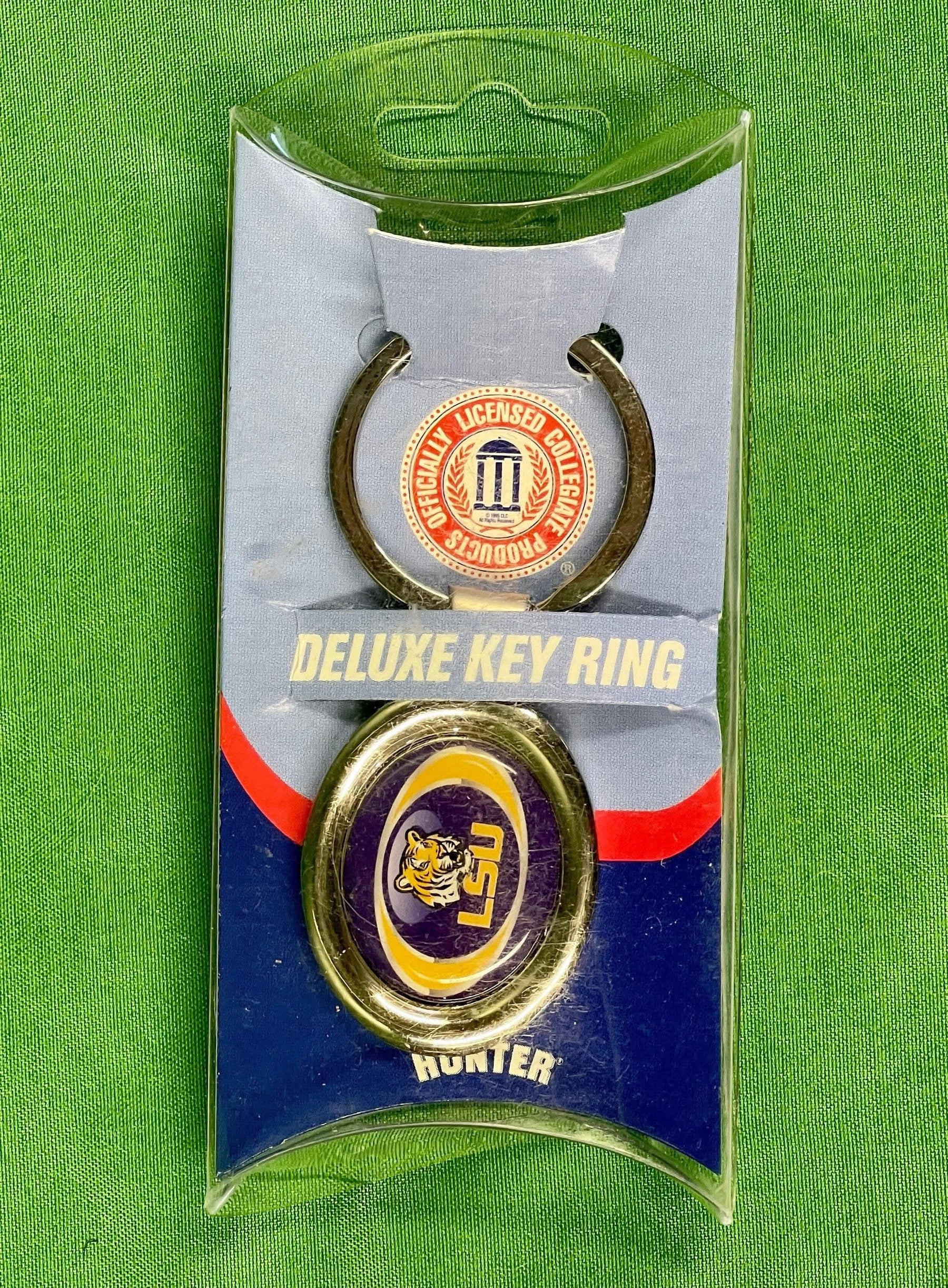 NCAA Louisiana State LSU Tigers Deluxe Key Ring NWT