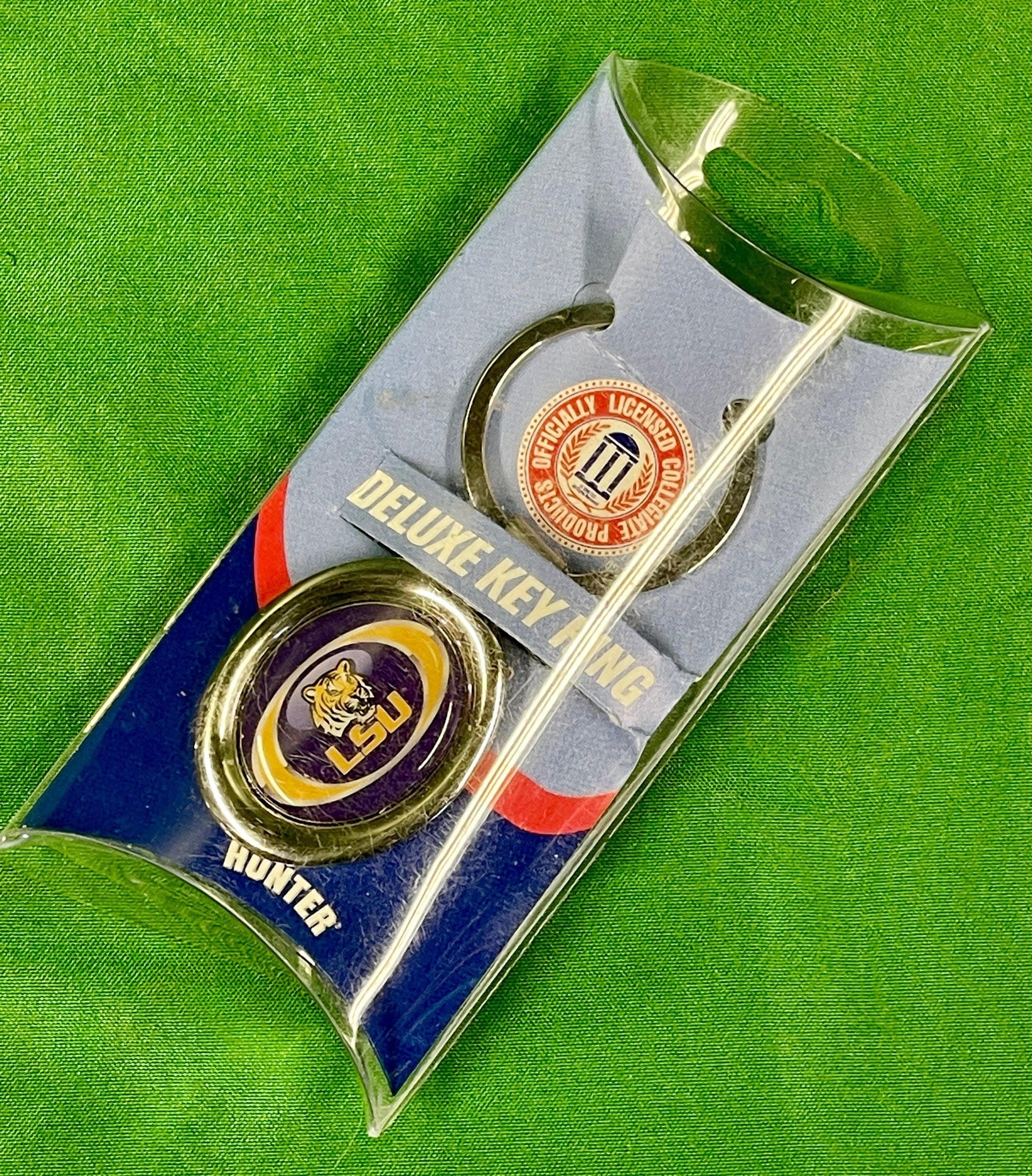 NCAA Louisiana State LSU Tigers Deluxe Key Ring NWT