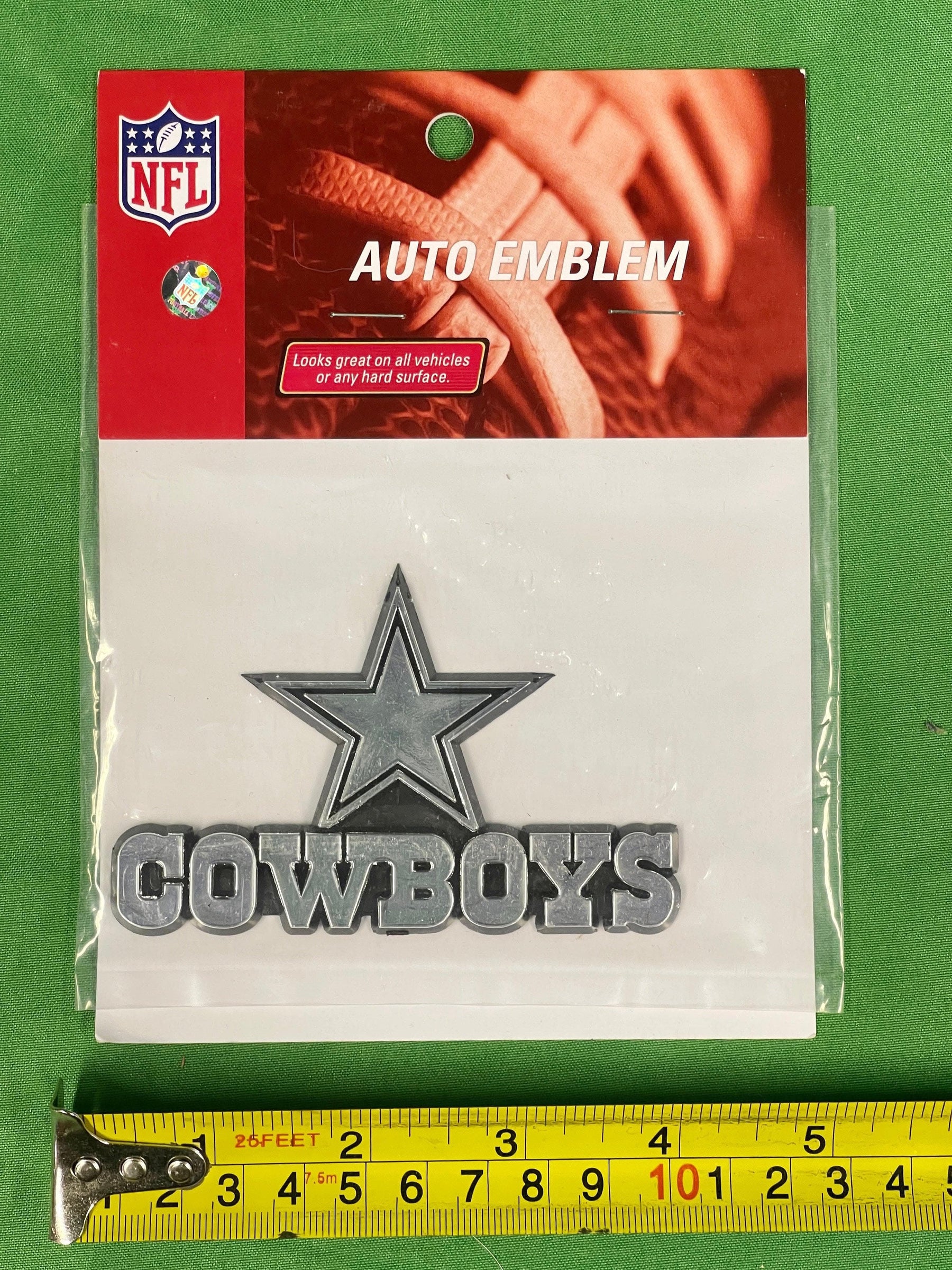 NFL Dallas Cowboys Metallic Auto Emblem NWT