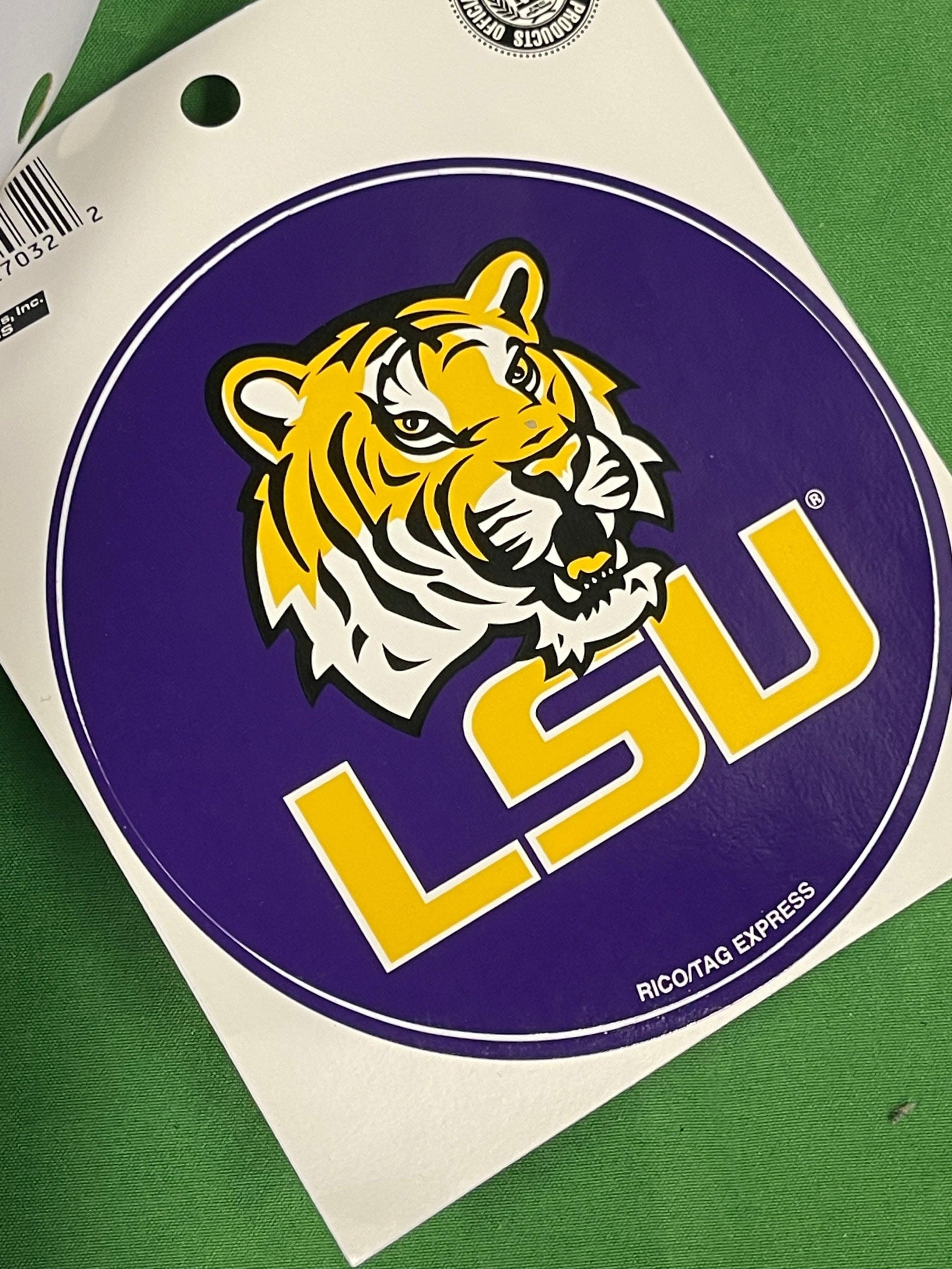 NCAA Louisiana State LSU Tigers Sticker & Window Cling Set NWT