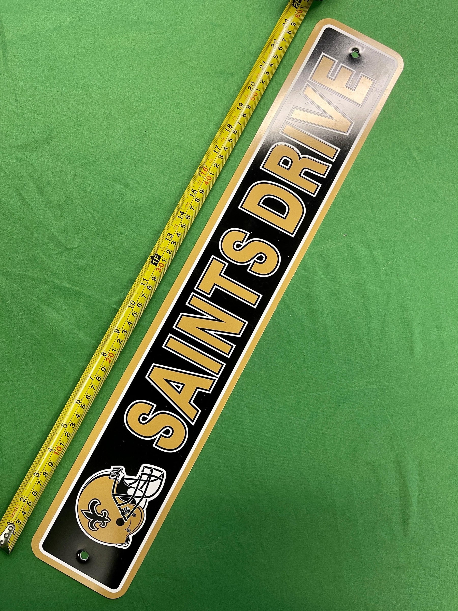NFL New Orleans Saints Drive Street Sign Fan Cave NWT