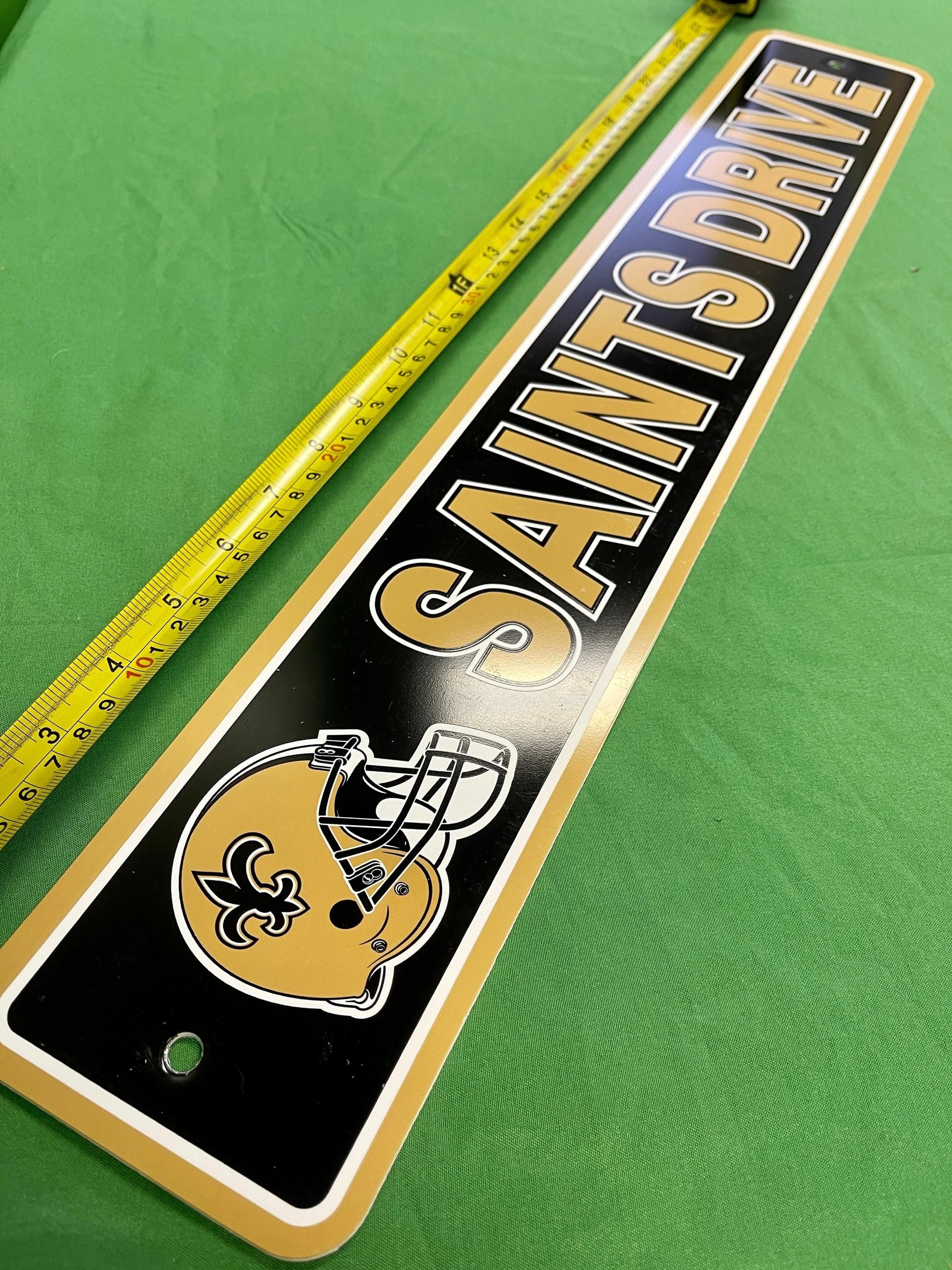 NFL New Orleans Saints Drive Street Sign Fan Cave NWT