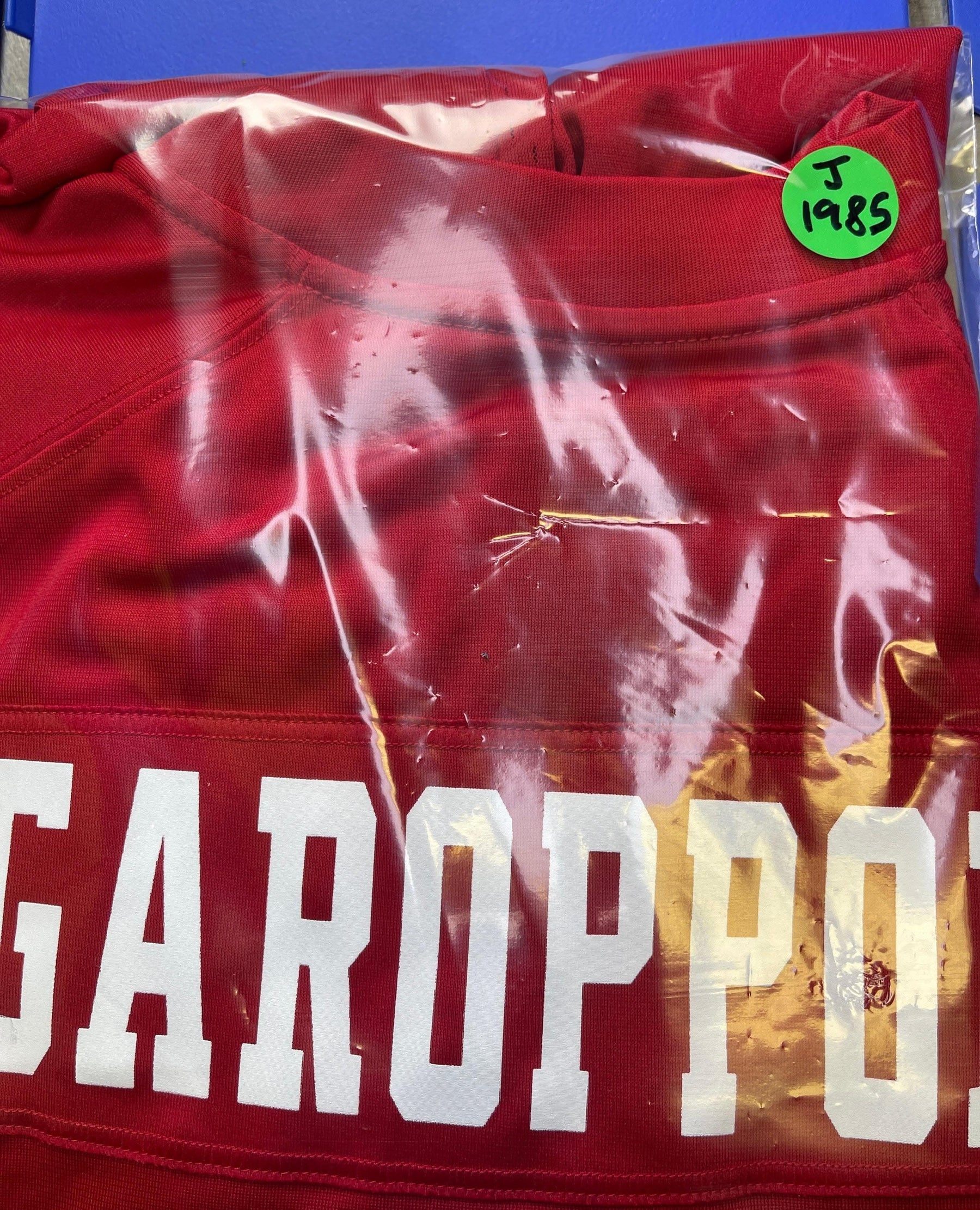 NFL San Francisco 49ers Jimmy Garoppolo #10 Game Jersey Men's X-Large NWT