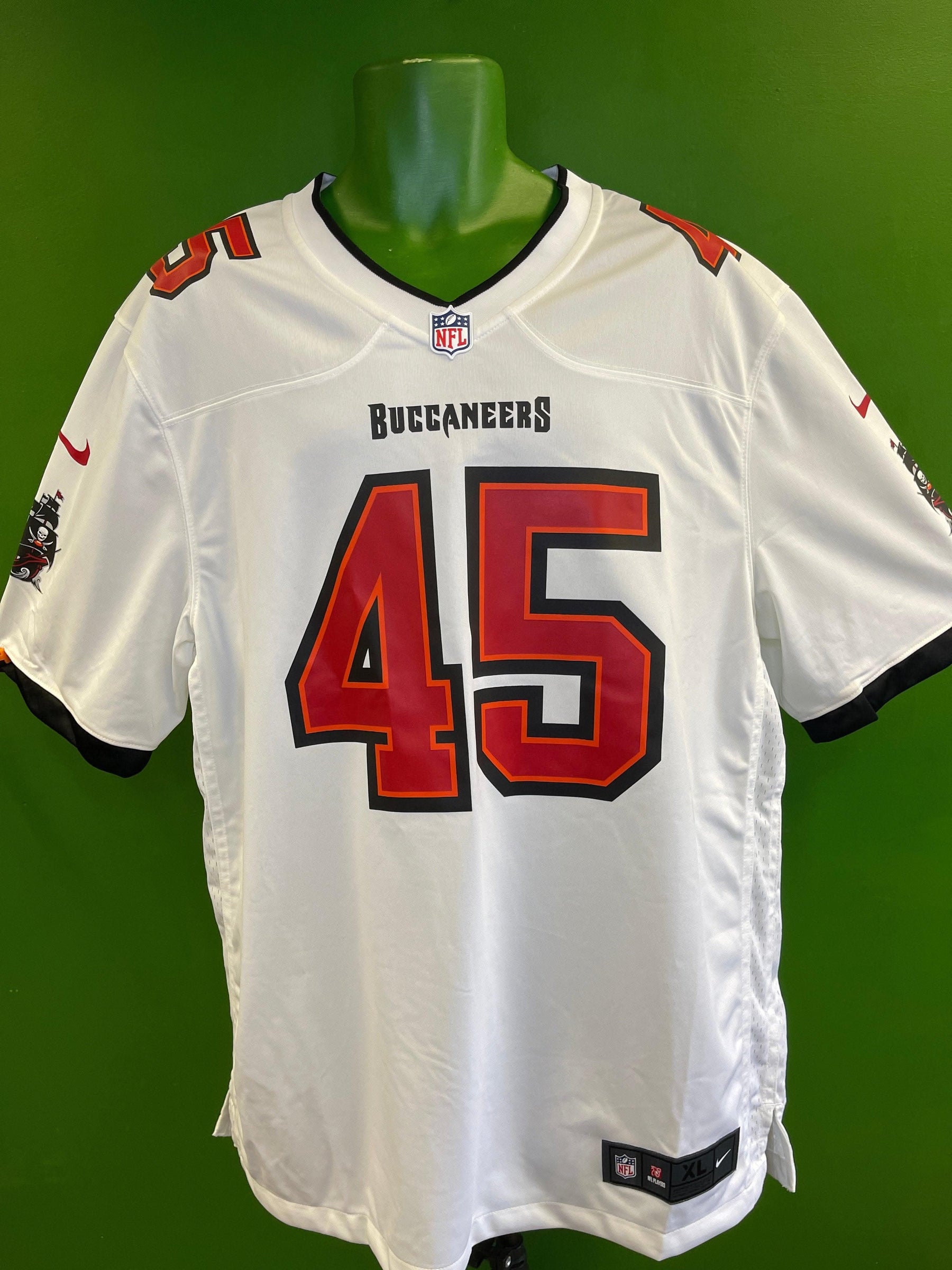 NFL Tampa Bay Buccaneers Devin White #45 Game Jersey Men's X-Large NWT