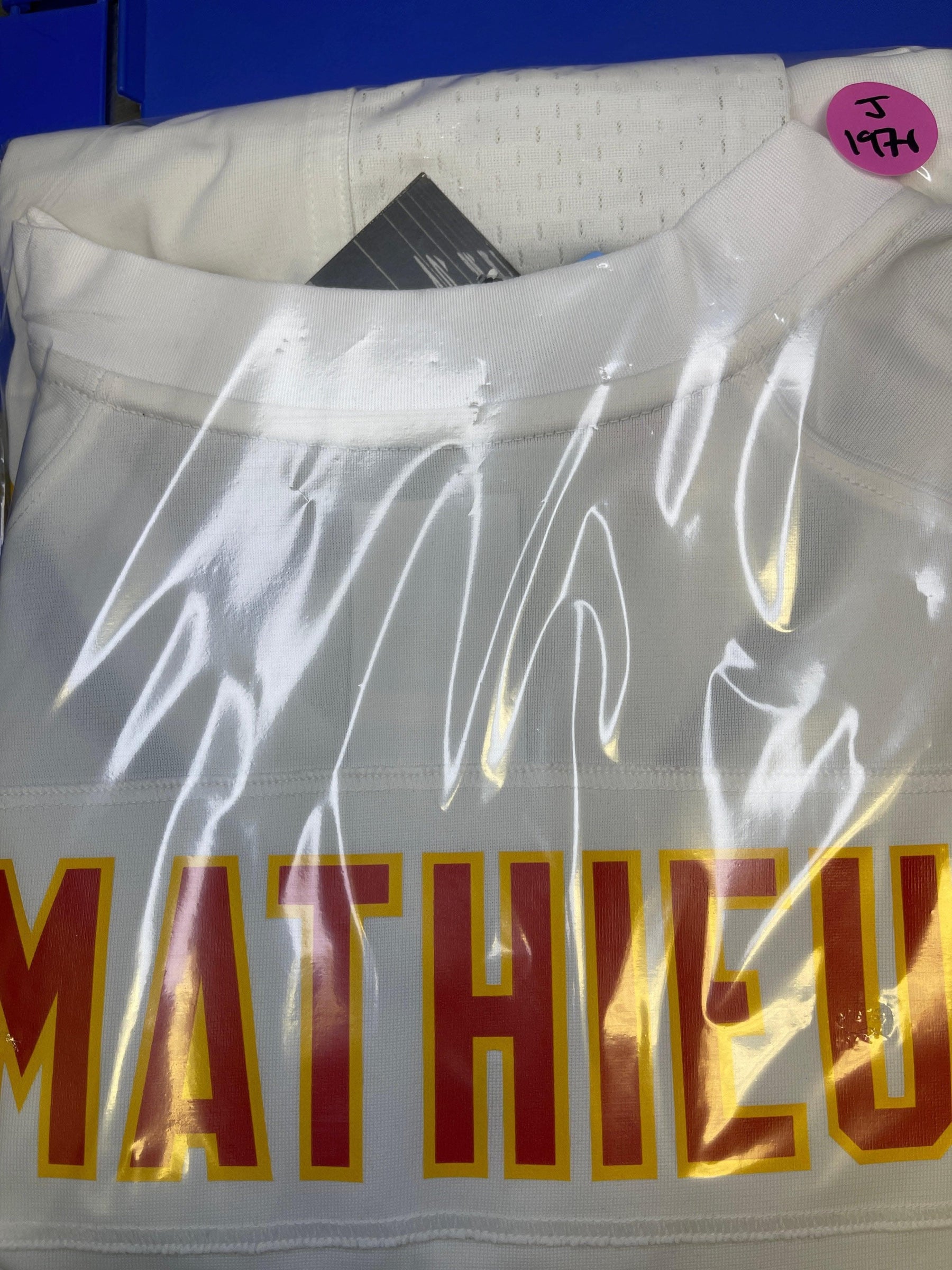 NFL Kansas City Chiefs Tyrann Mathieu #32 Game Jersey Men's Large NWT
