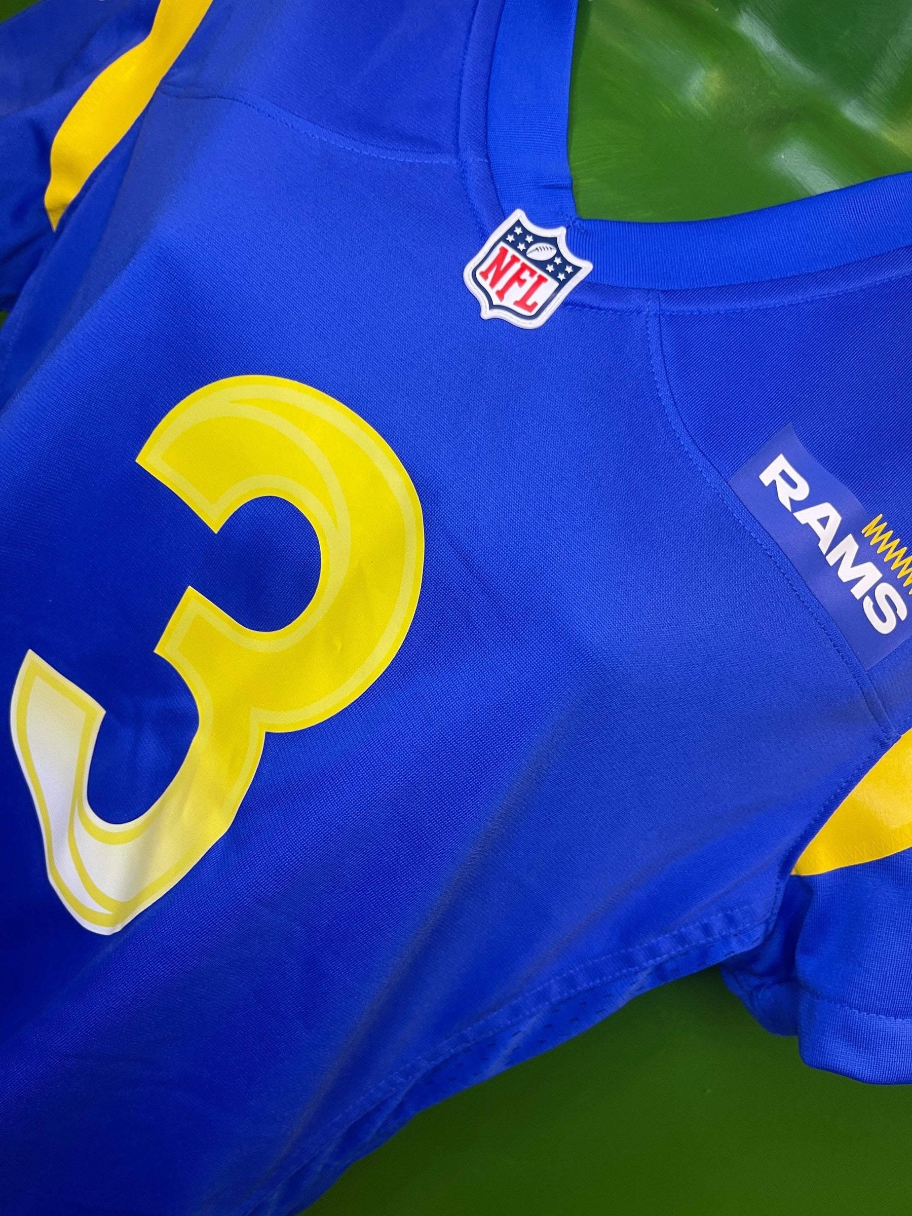 NFL Los Angeles Rams Odell Beckham Jr #3 Game Jersey Women's Medium NWT