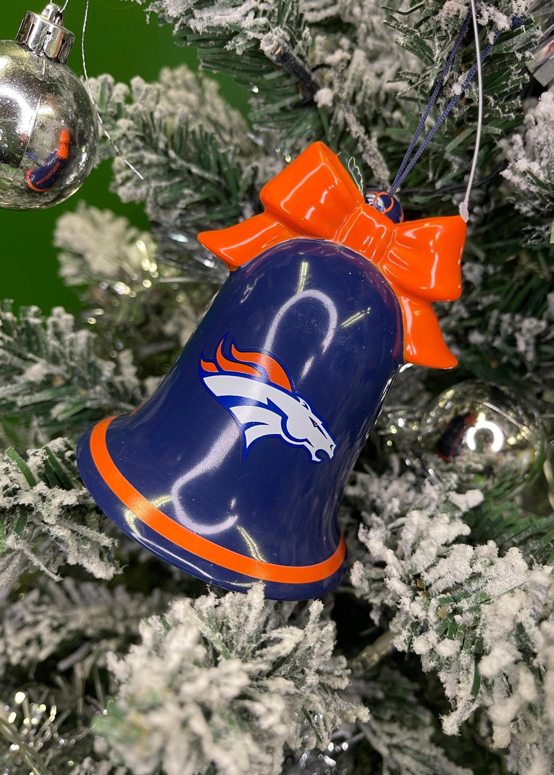NFL Denver Broncos Danbury Mint 2004 Christmas Bell Ornament