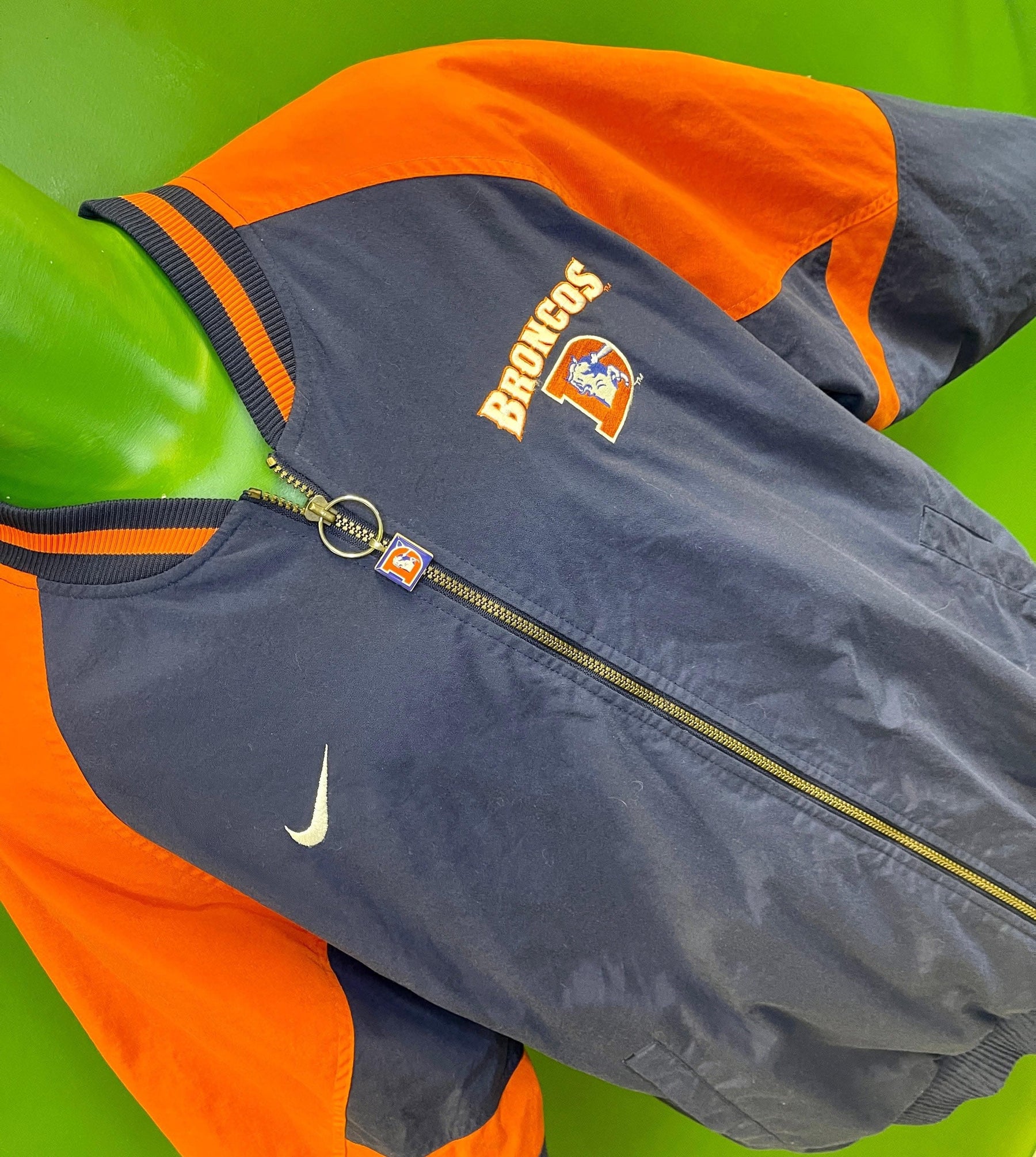 NFL Denver Broncos Pro Line Authentic Vintage Coat Jacket Men's X-Large