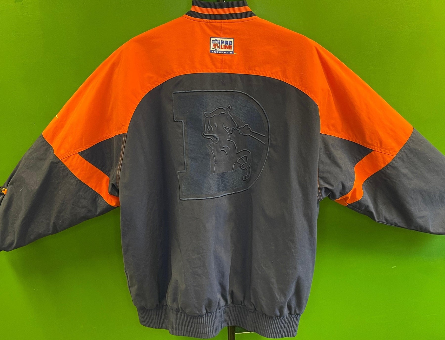 NFL Denver Broncos Pro Line Authentic Vintage Coat Jacket Men's X-Large