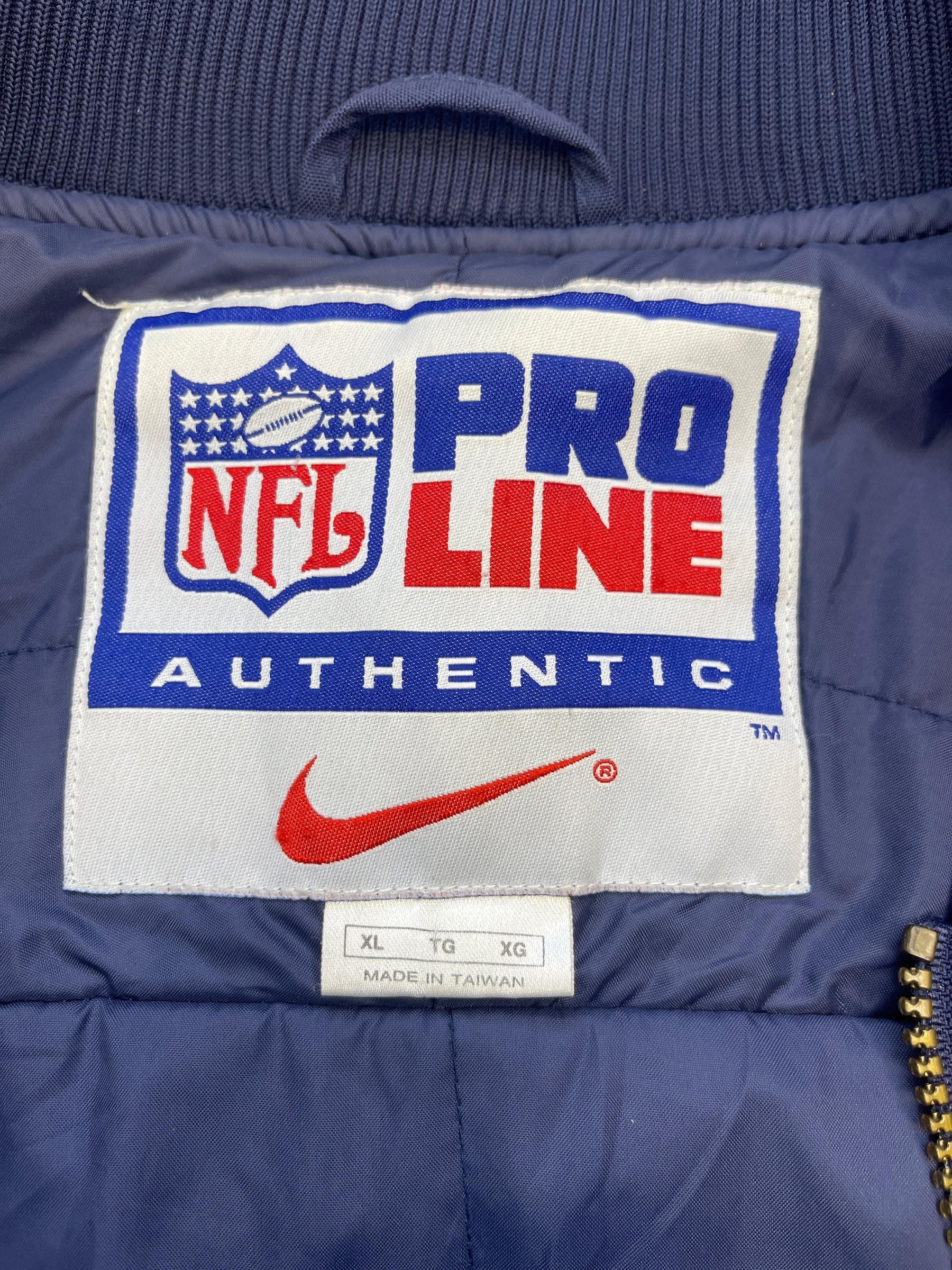 NFL Denver Broncos Pro Line Authentic Vintage Coat Jacket Men's X-Large