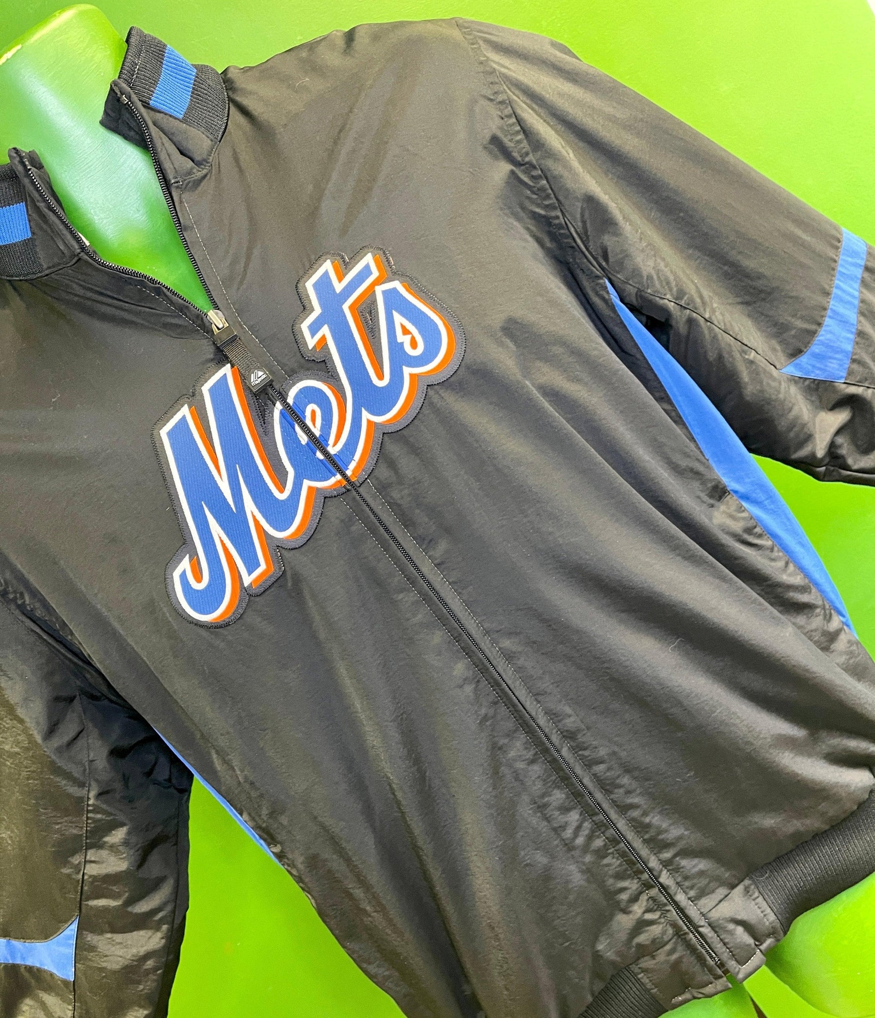 MLB New York Mets Majestic Fleece Lined Windbreaker Youth X-Large 18-20