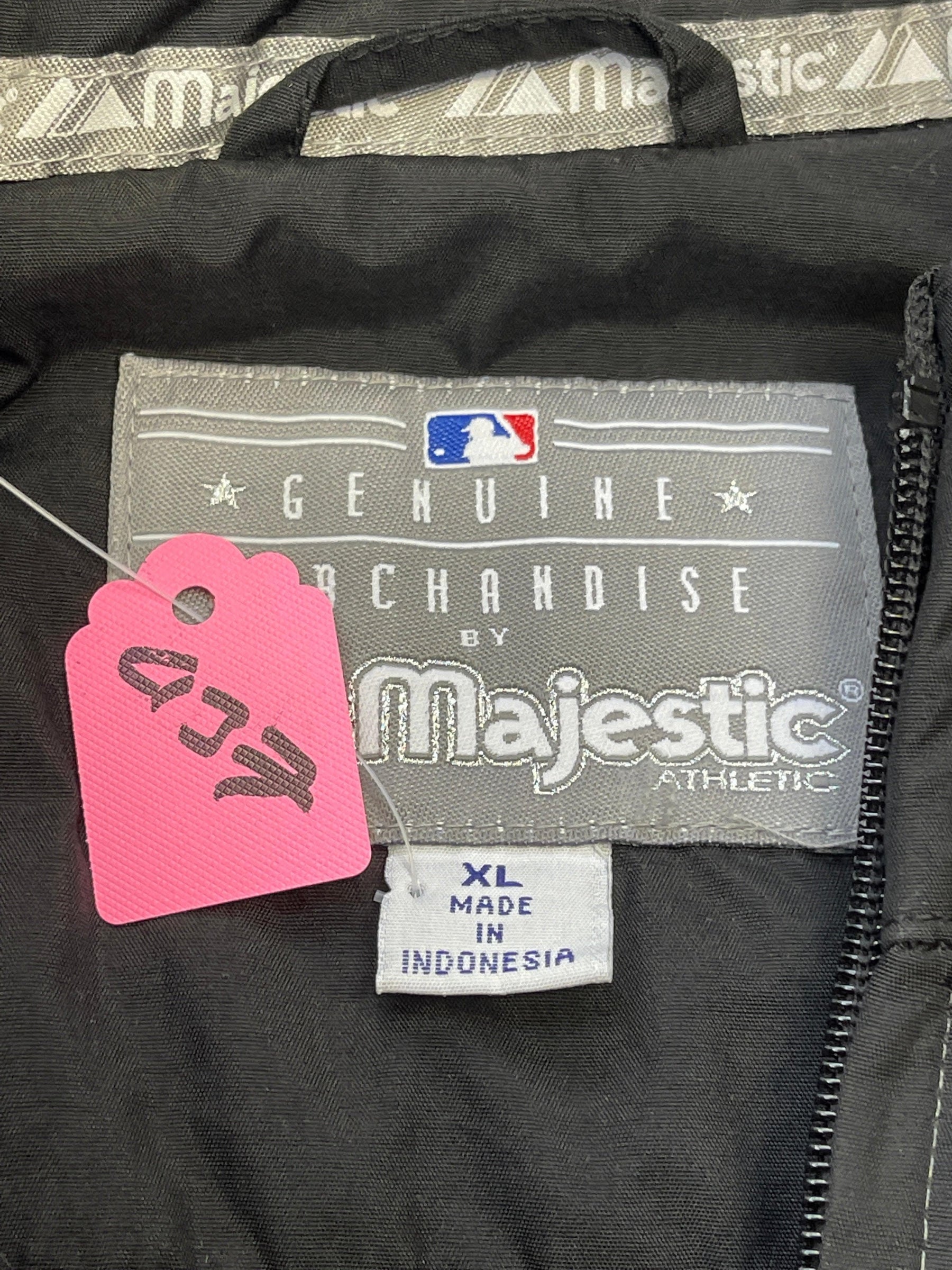 MLB New York Mets Majestic Fleece Lined Windbreaker Youth X-Large 18-20
