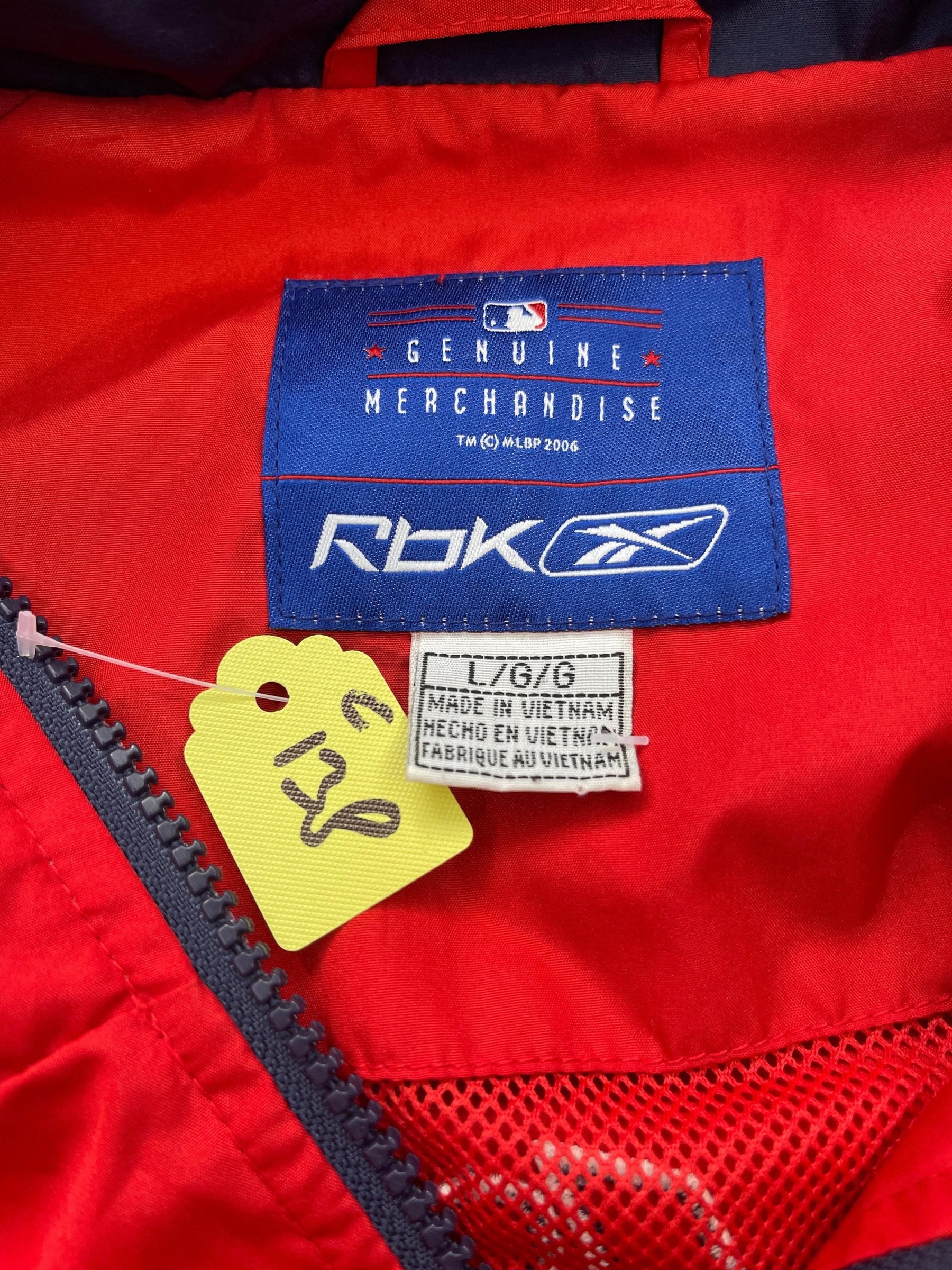 MLB St Louis Cardinals Reebok Vintage Light Jacket Windbreaker Men's Large