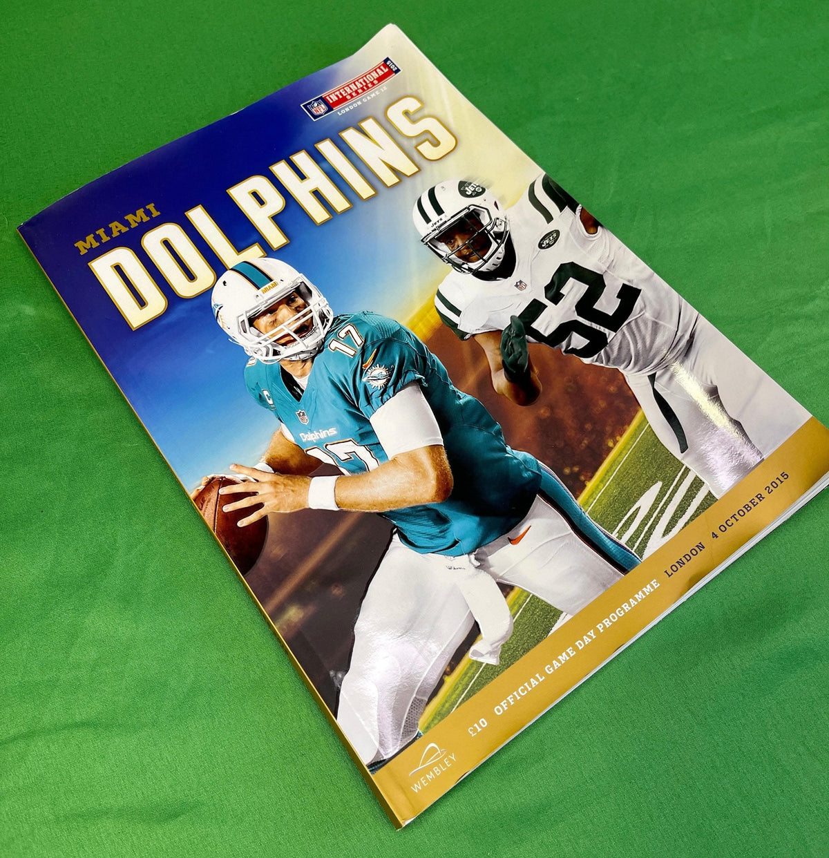 NFL International Series 2015 Programme Miami Dolphins New York Jets