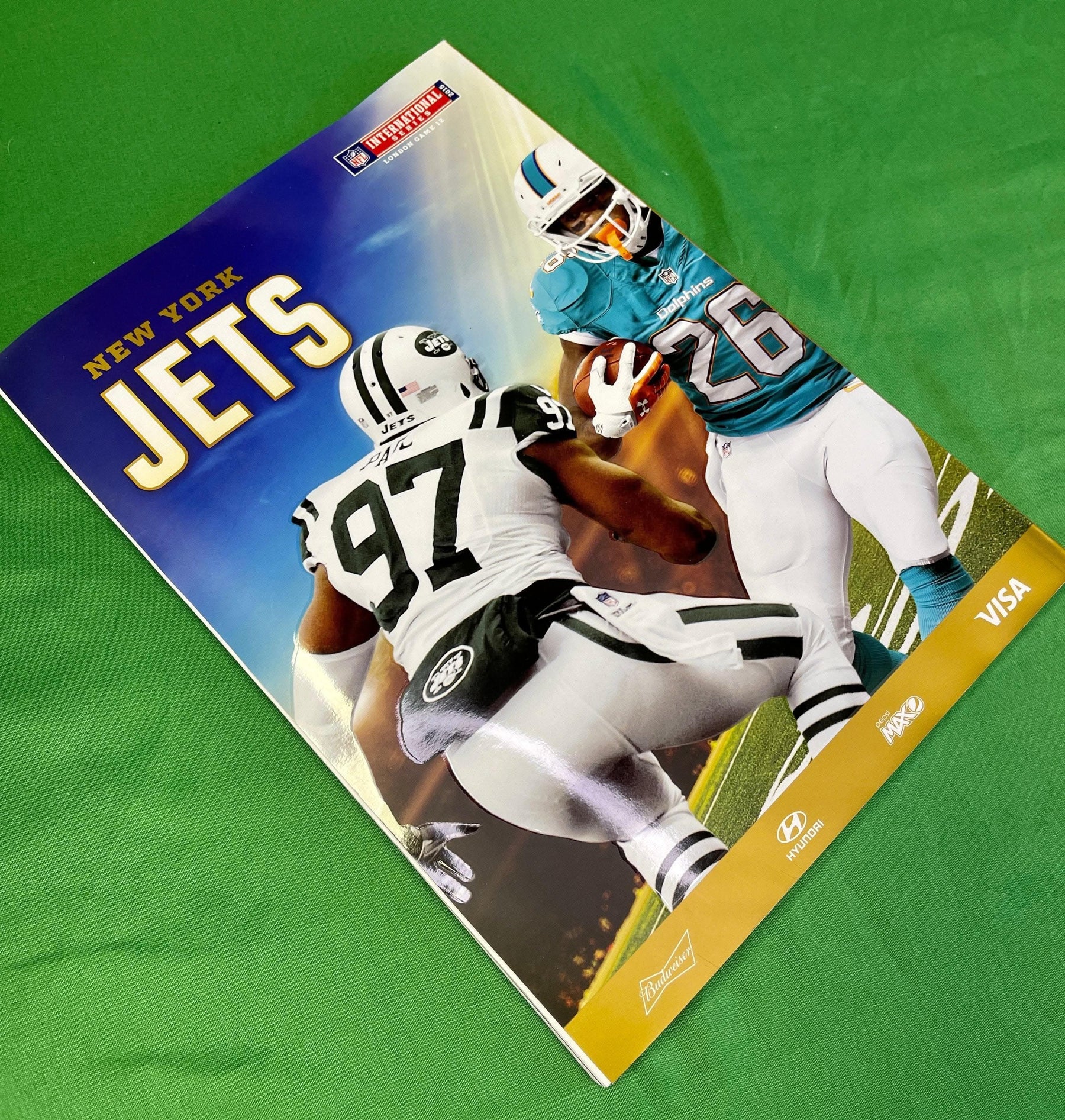 NFL International Series 2015 Programme Miami Dolphins New York Jets
