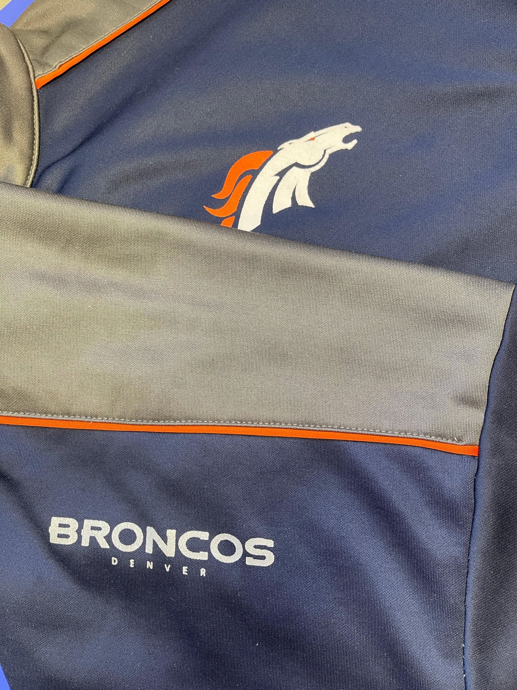 NFL Denver Broncos Majestic Therma Base Track Jacket Men's 4X-Large Tall