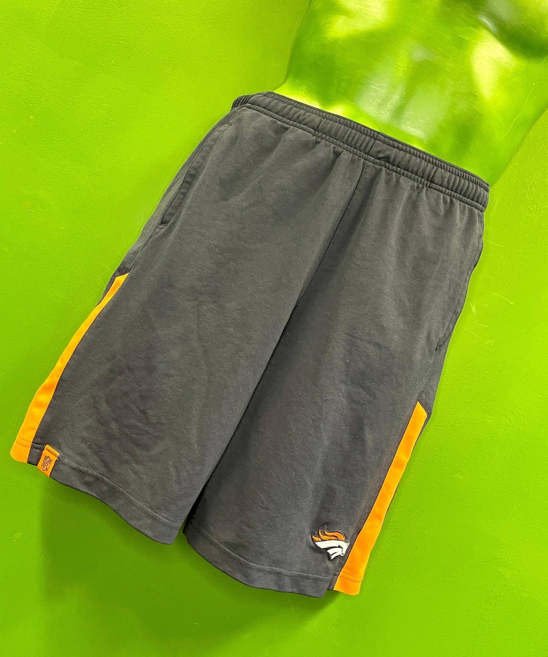 NFL Denver Broncos Athletic Workout Shorts Youth Large 14-16