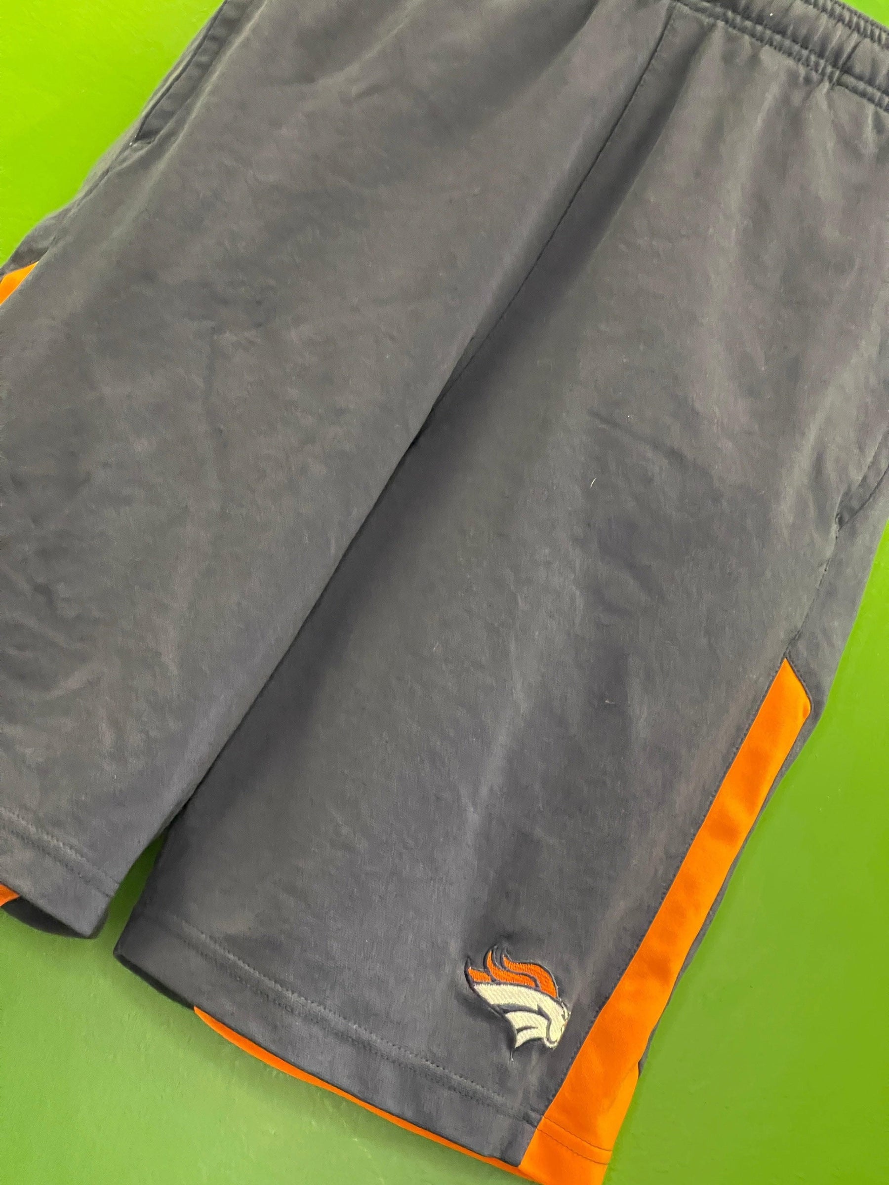 NFL Denver Broncos Athletic Workout Shorts Youth Large 14-16