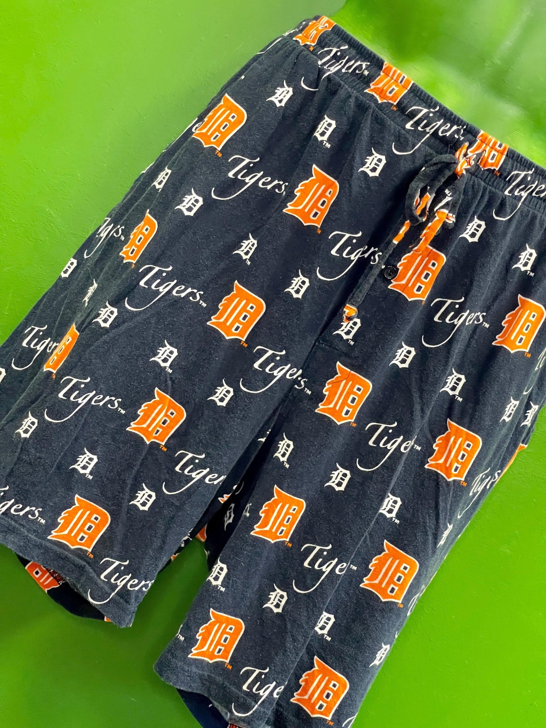 MLB Detroit Tigers Pyjama Lounge Shorts Bottoms Men's X-Large