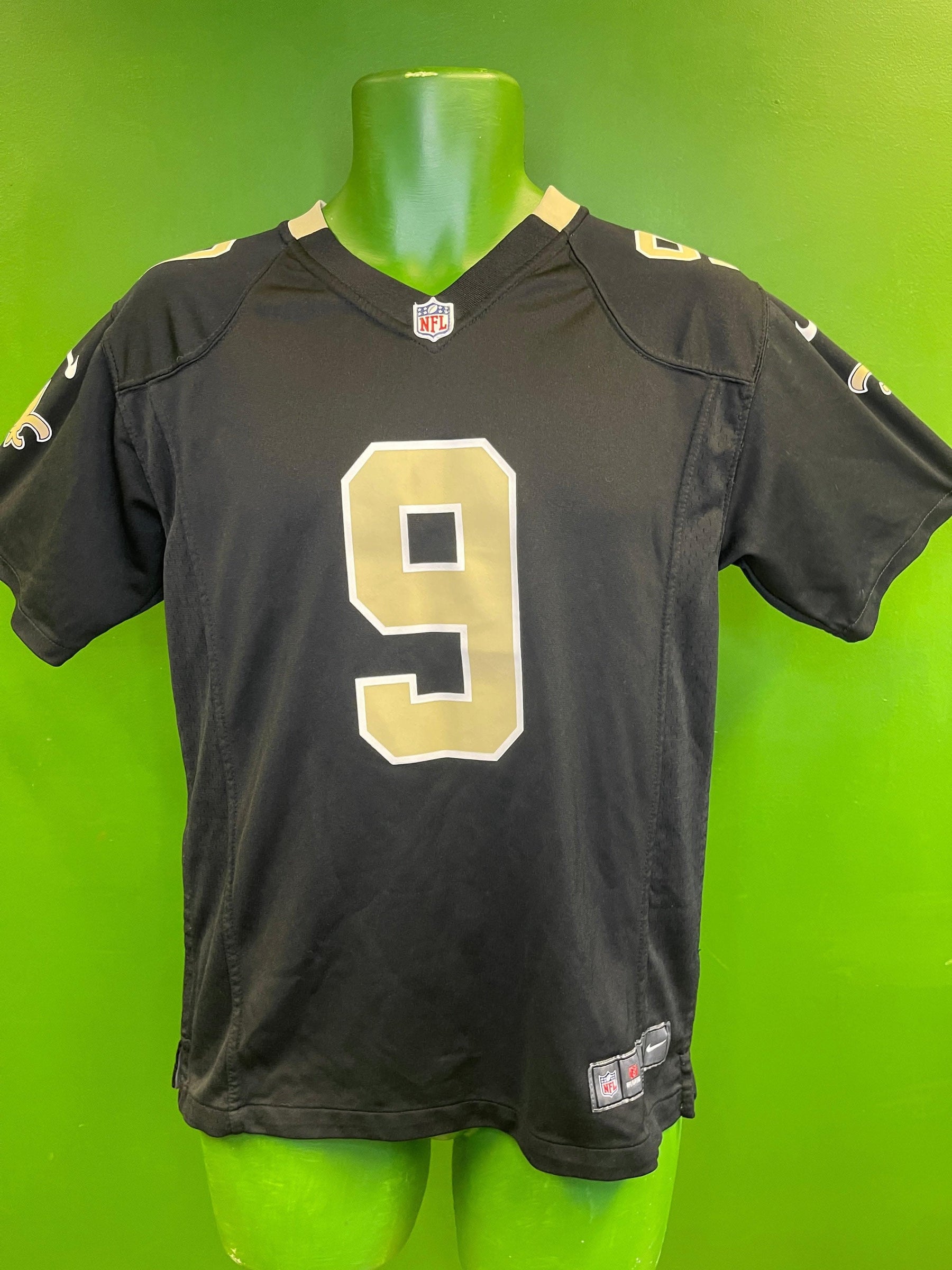 NFL New Orleans Saints Drew Brees #9 Jersey Youth Large 14-16