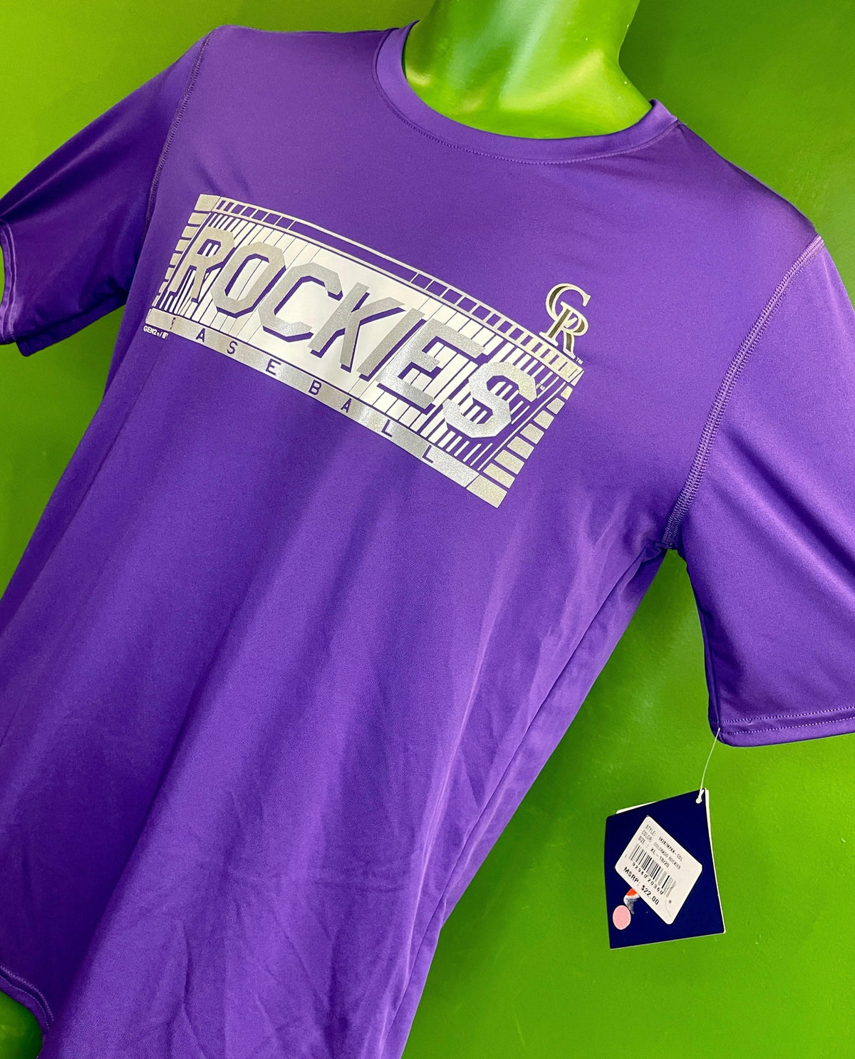 MLB Colorado Rockies Gen2 Wicking T-Shirt Youth X-Large 18-20 NWT