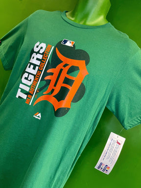 MLB Detroit Tigers St Patrick's Day Majestic T-Shirt Men's Medium NWT