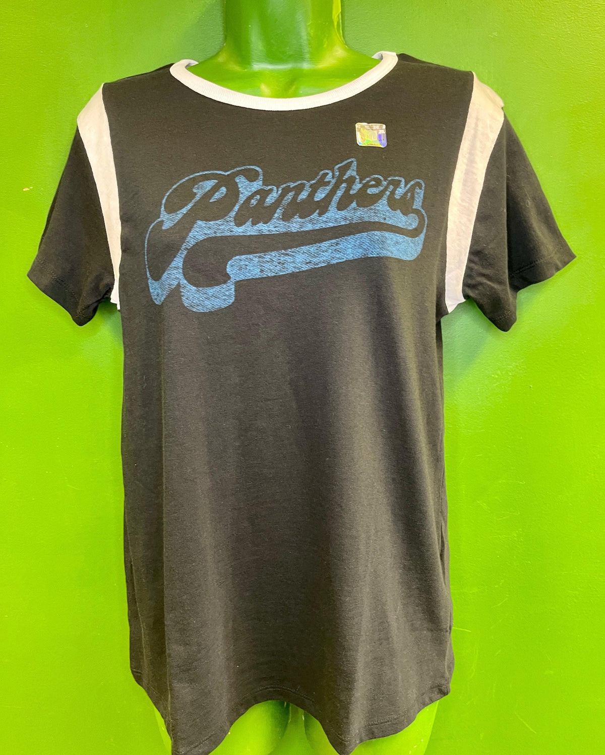 NFL Carolina Panthers Junk Food Retro Sport T-Shirt Women's Medium NWT
