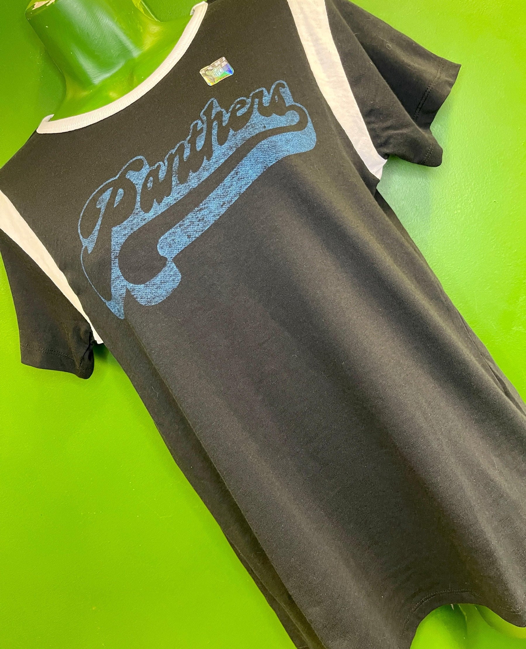 NFL Carolina Panthers Junk Food Retro Sport T-Shirt Women's Medium NWT