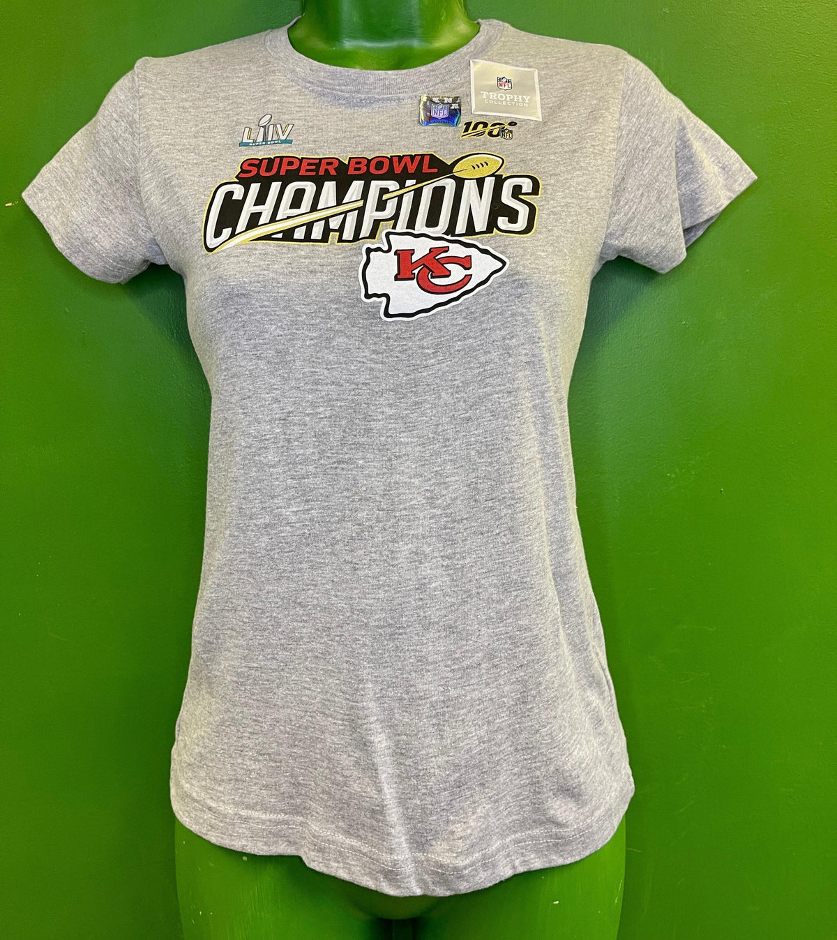 NFL Kansas City Chiefs Fanatics Super Bowl LIV T-Shirt Girls' Large NWT