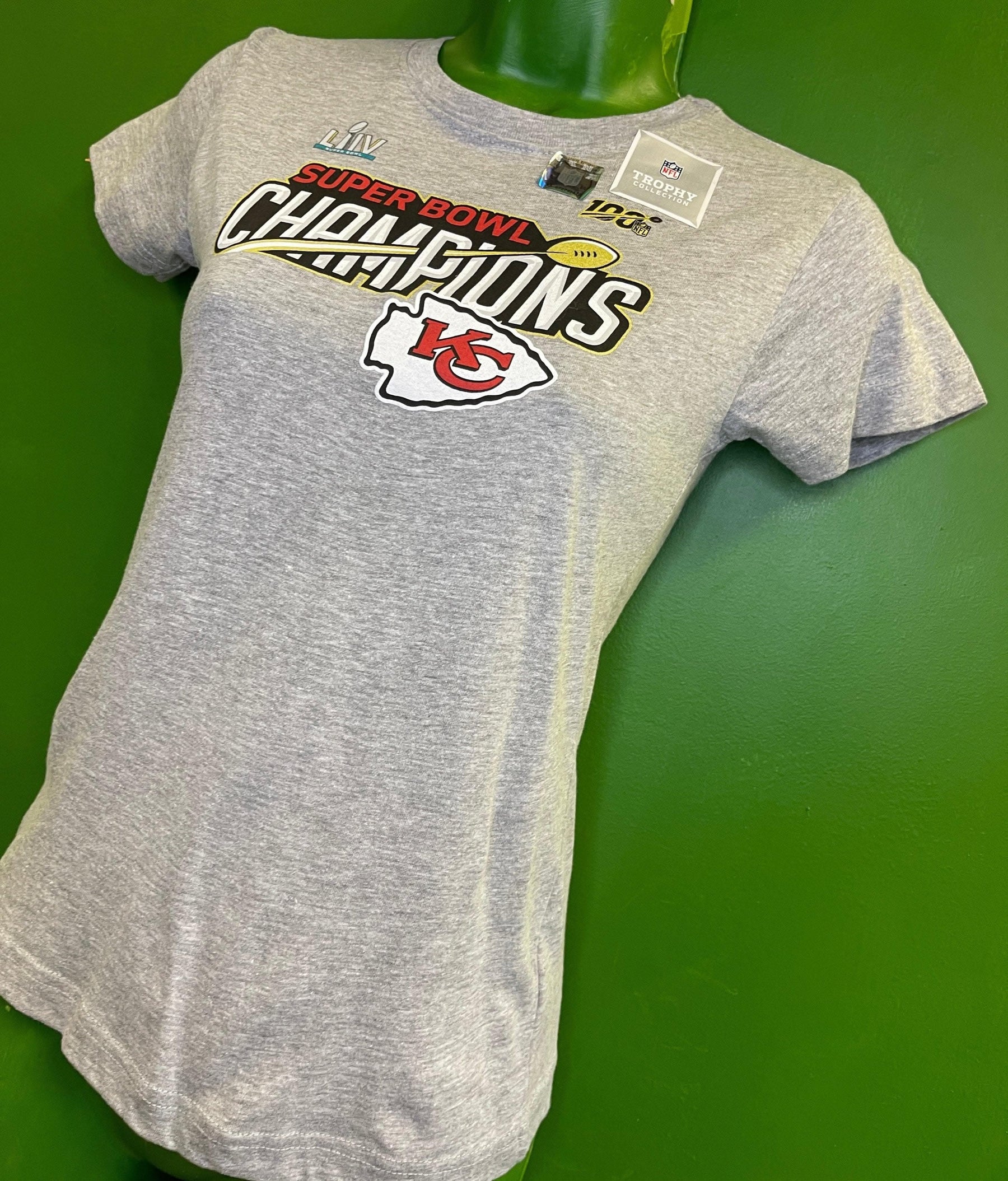 NFL Kansas City Chiefs Fanatics Super Bowl LIV T-Shirt Girls' Large NWT