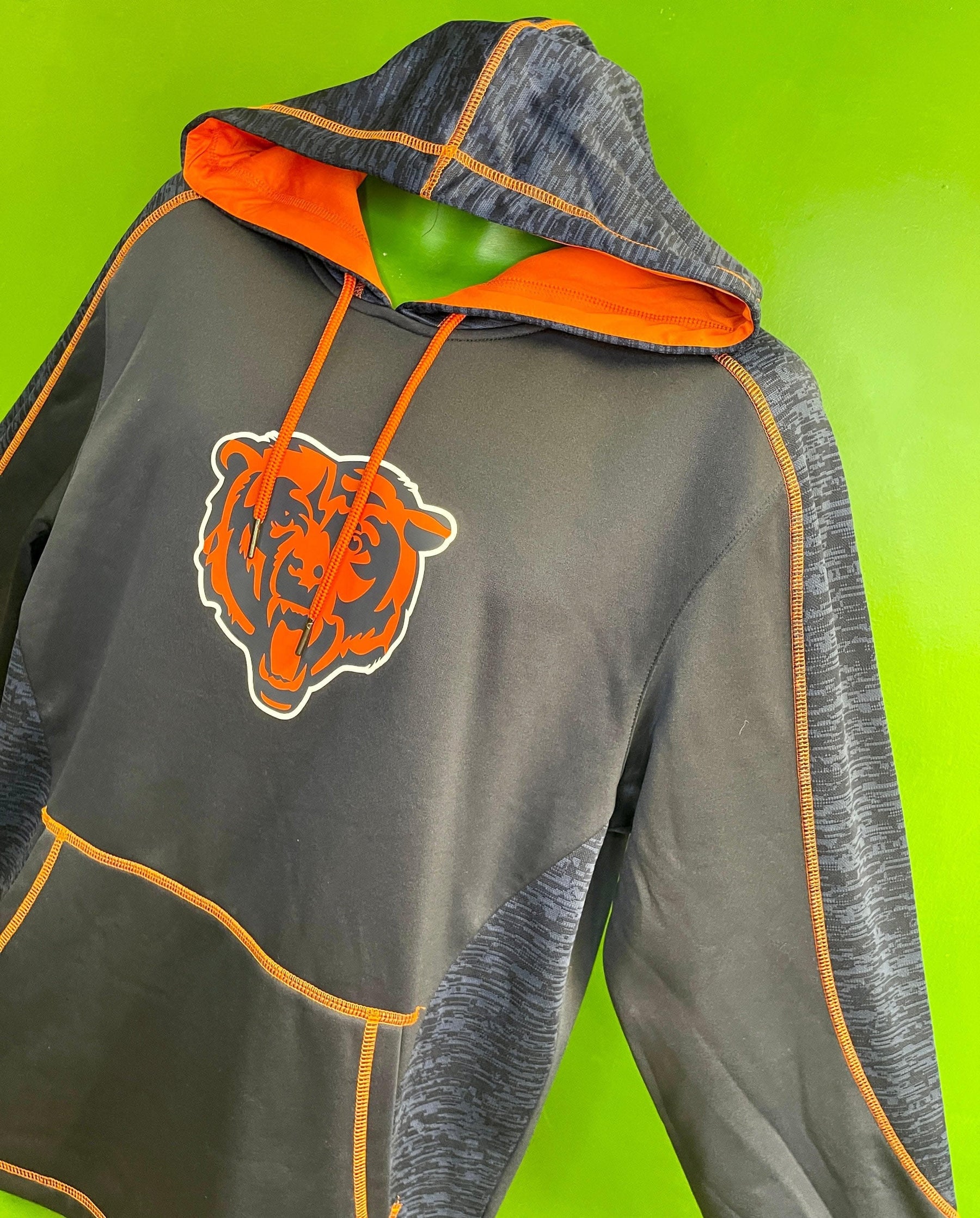 NFL Chicago Bears Bright Space Dye Accents Hoodie Pullover Men's Medium NWT