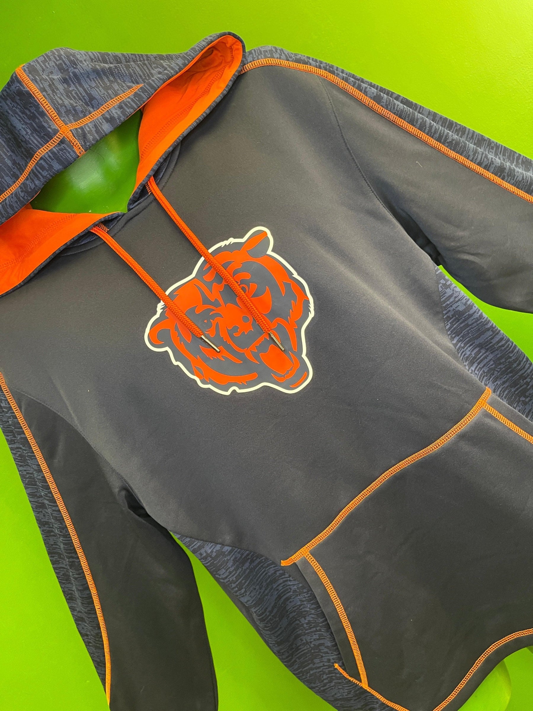NFL Chicago Bears Bright Space Dye Accents Hoodie Pullover Men's Medium NWT