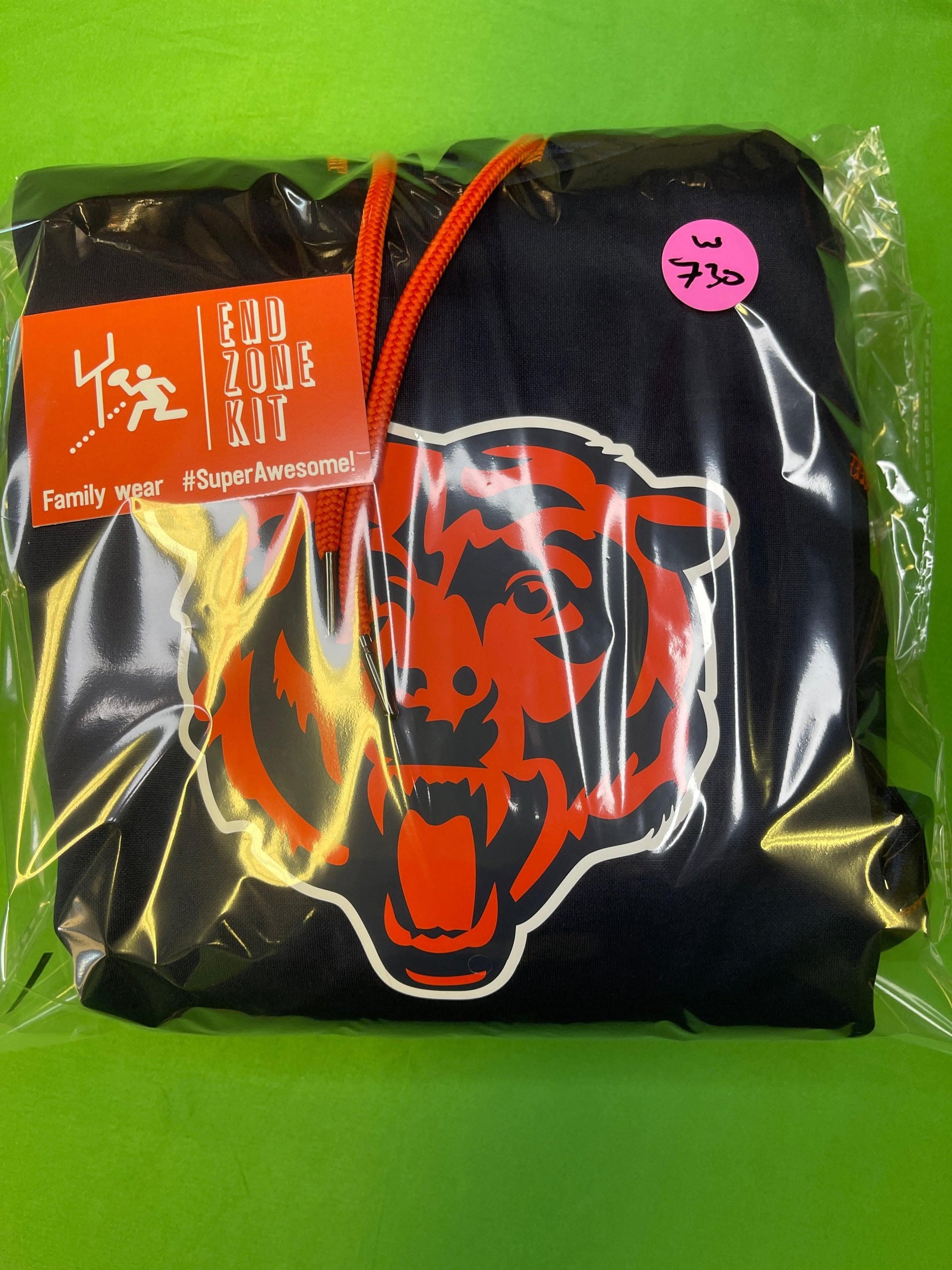 NFL Chicago Bears Bright Space Dye Accents Hoodie Pullover Men's Medium NWT