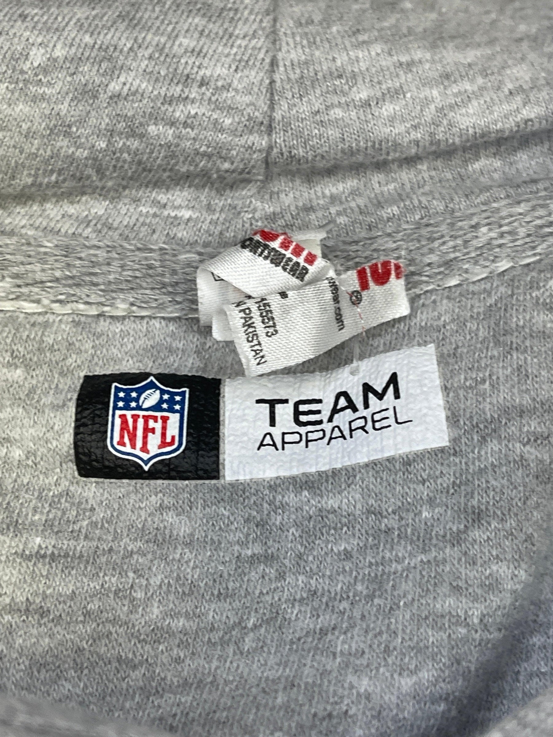 NFL Kansas City Chiefs Weathered Grey Pullover Hoodie Men's Large