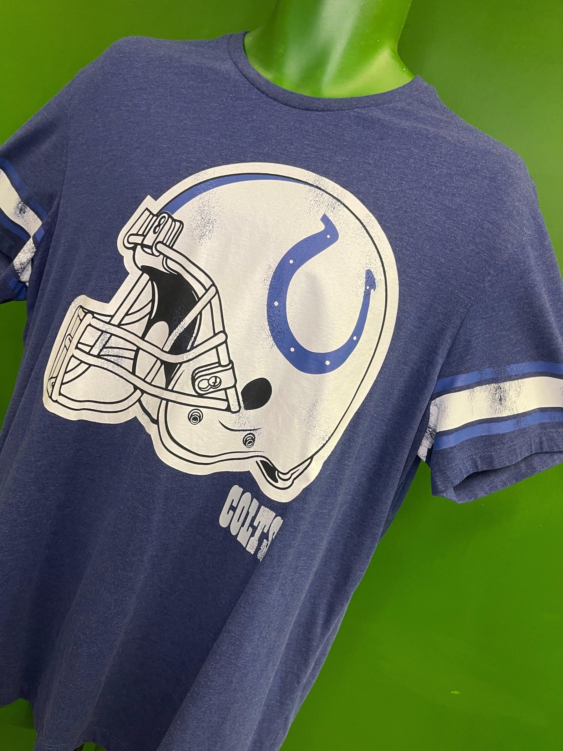 NFL Indianapolis Colts Logo Weathered T-Shirt Men's XL 45-47"