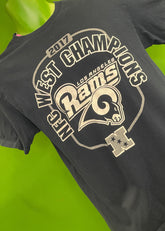 NFL Los Angeles Rams 2017 NFC West Champions T-Shirt Men's Medium