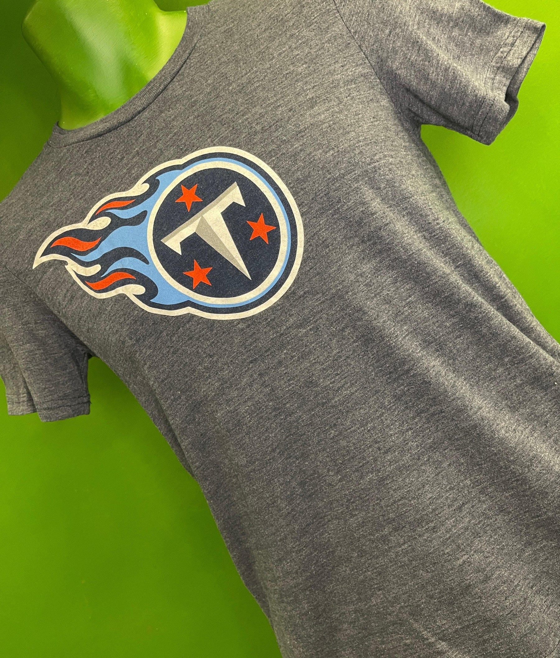 NFL Tennessee Titans Heathered Blue T-Shirt Youth Medium 10-12