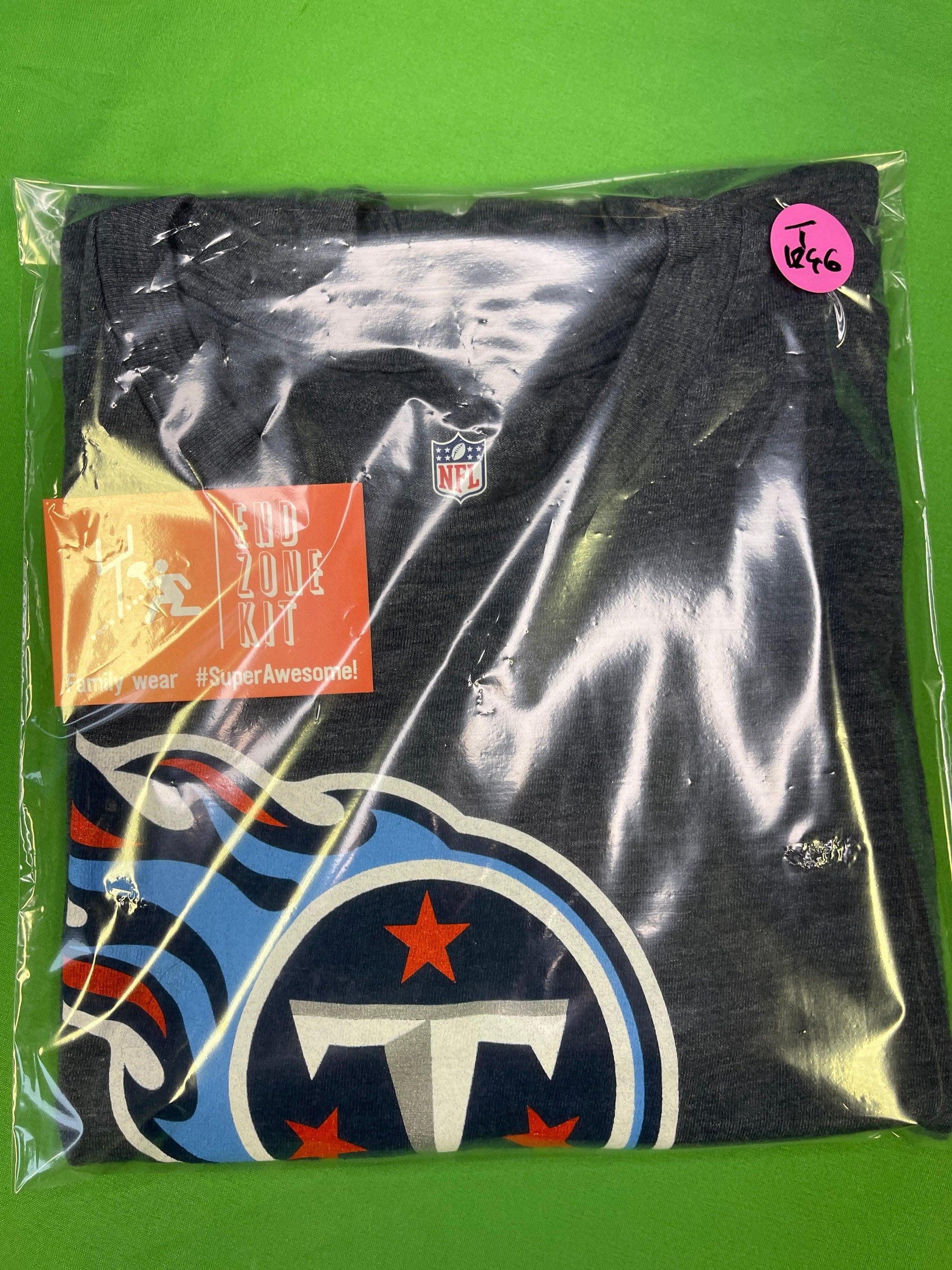 NFL Tennessee Titans Heathered Blue T-Shirt Youth Medium 10-12