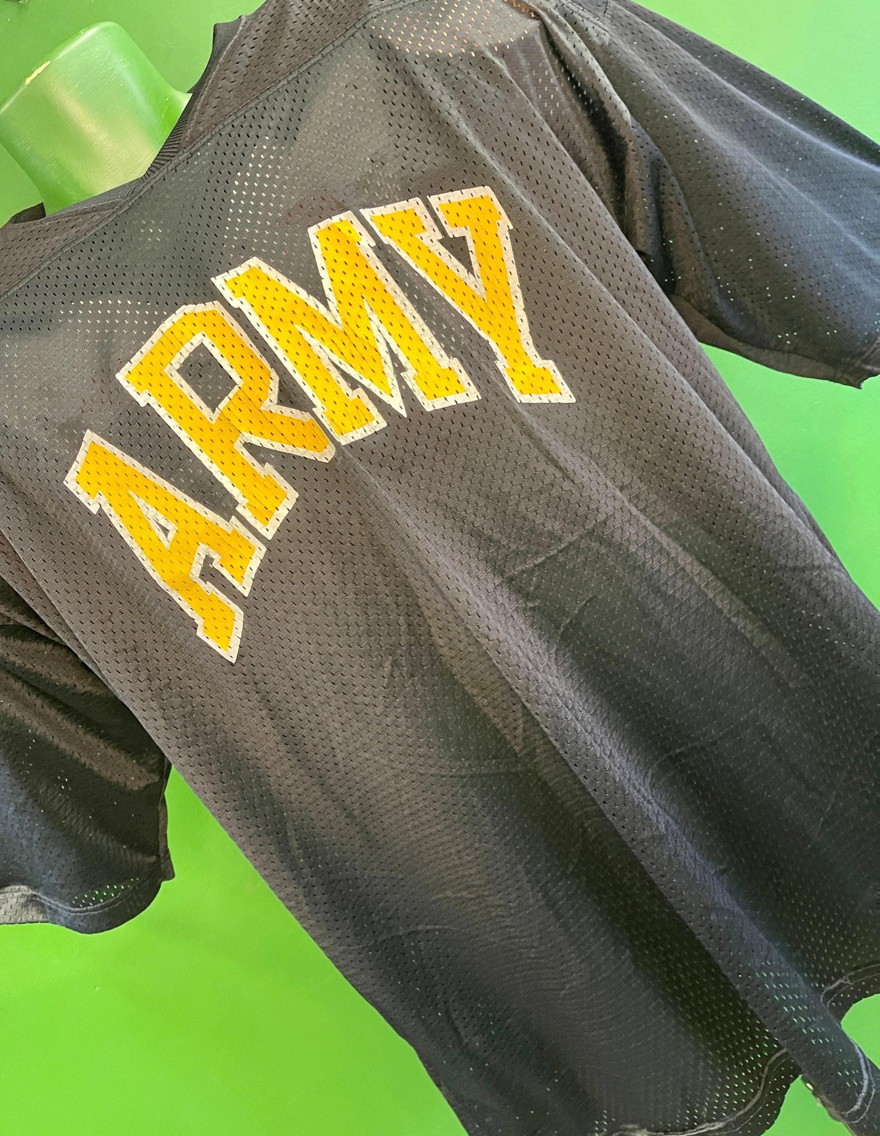 American Football Black Mesh "ARMY" Jersey Men's 2X-Large