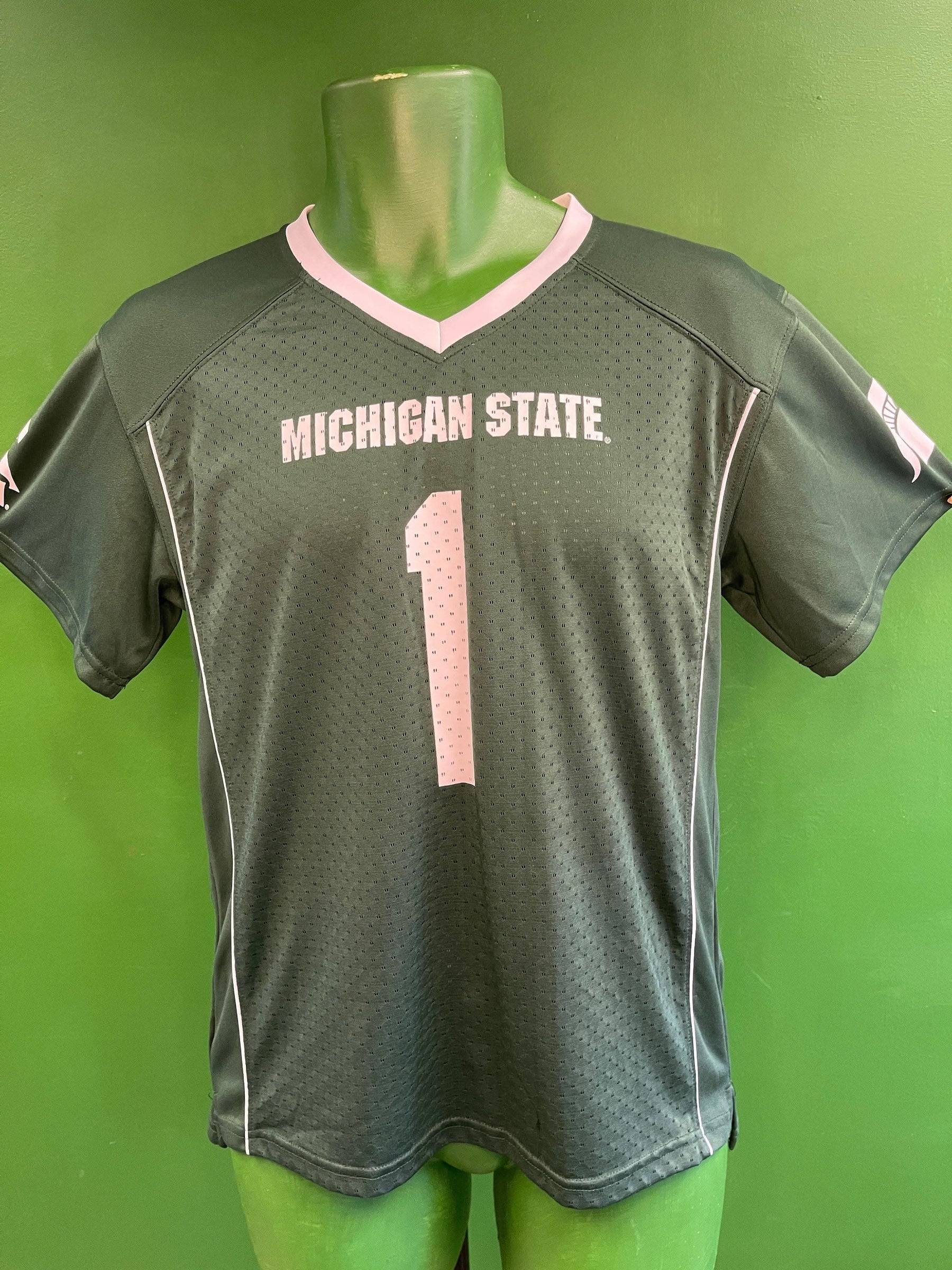 NCAA Michigan State Spartans #1 Jersey Youth Large 12-14
