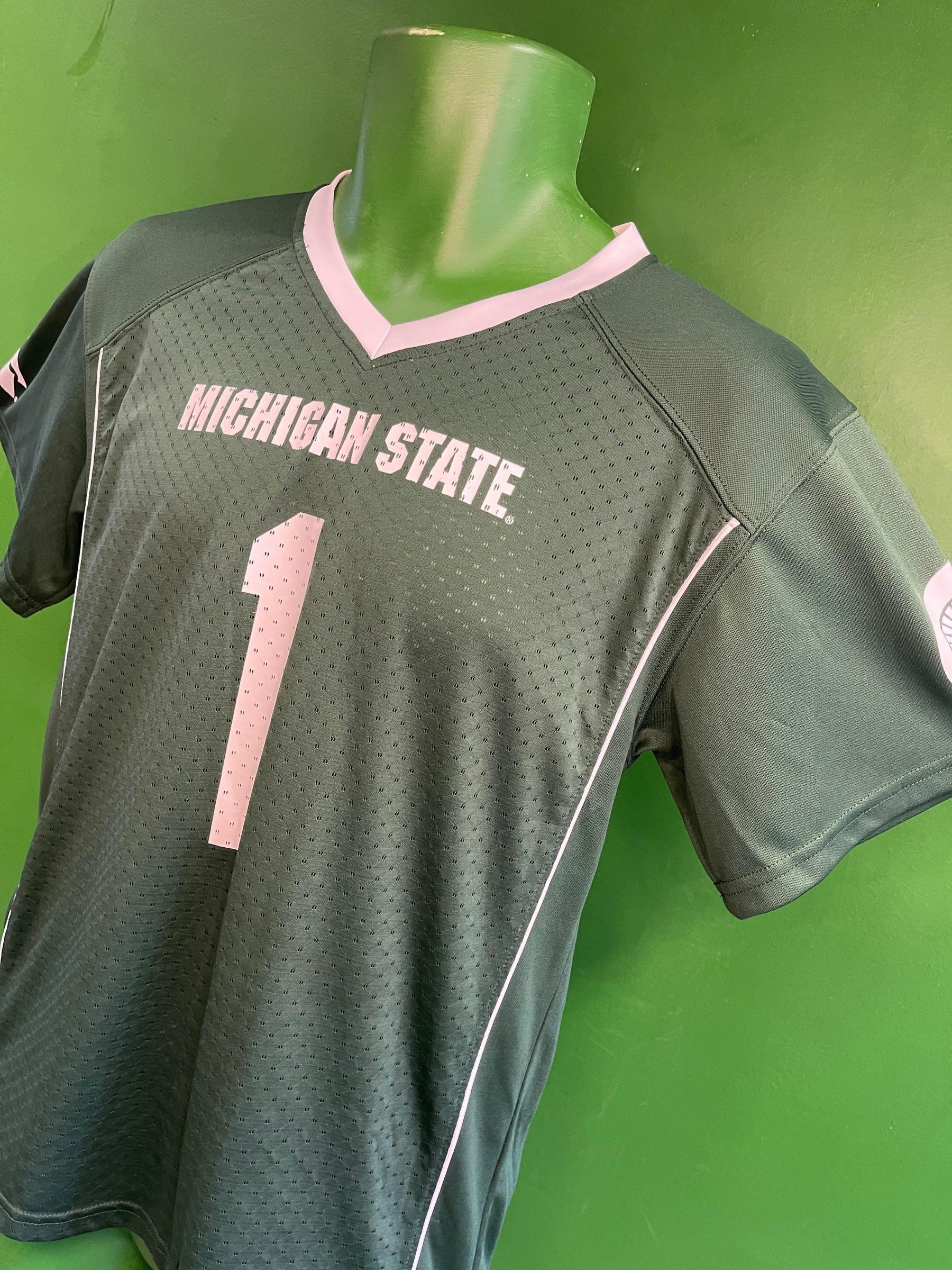 NCAA Michigan State Spartans #1 Jersey Youth Large 12-14