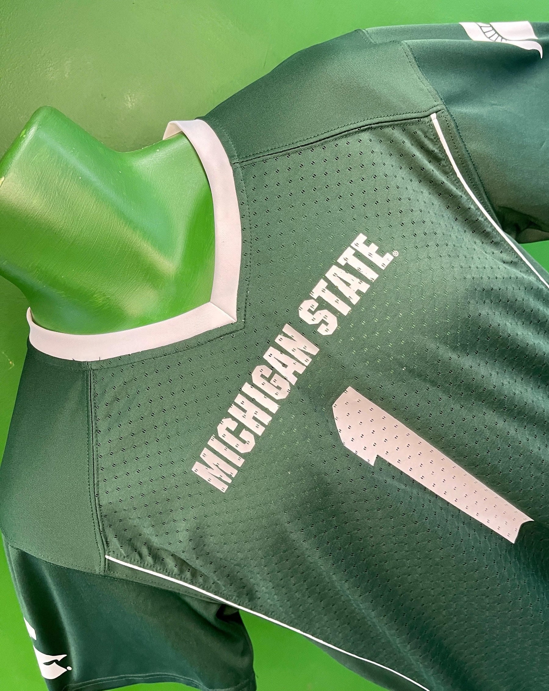 NCAA Michigan State Spartans #1 Jersey Youth Large 12-14