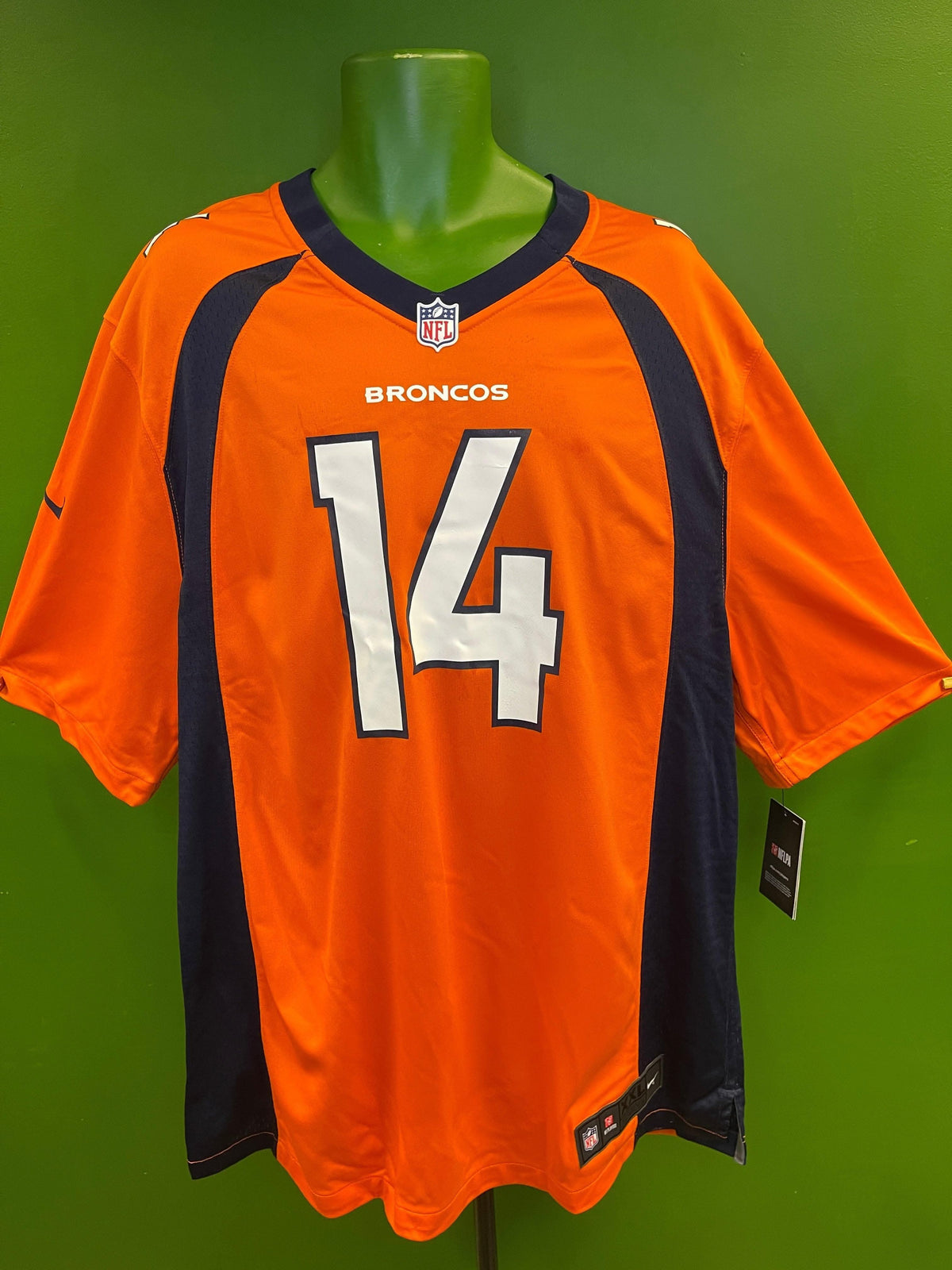 NFL Denver Broncos Courtland Sutton #14 Game Jersey Men's 2X-Large NWT