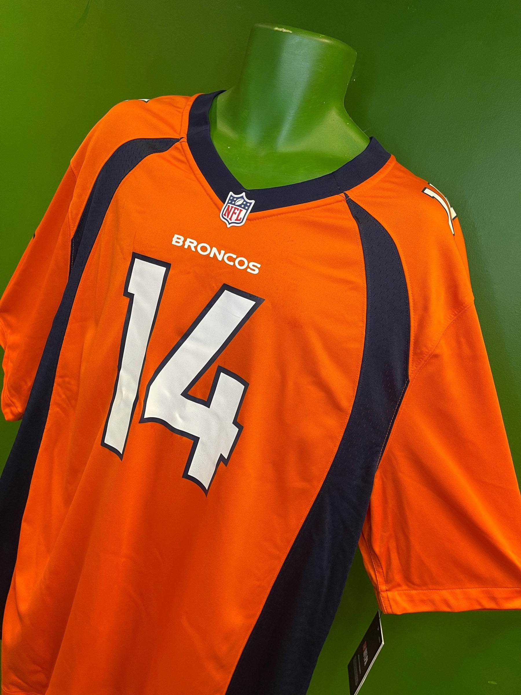 NFL Denver Broncos Courtland Sutton #14 Game Jersey Men's 2X-Large NWT